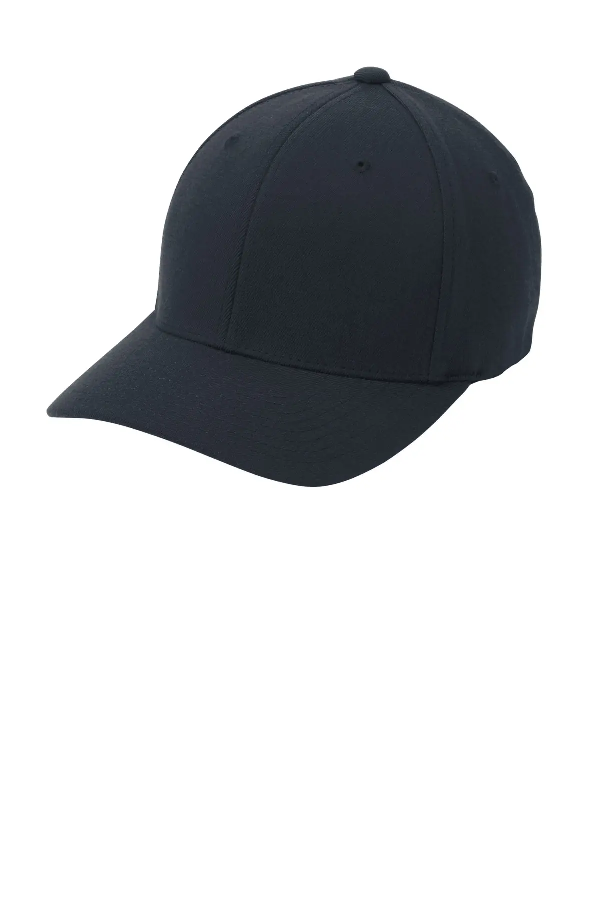 Port Authority Flexfit Wool Blend Cap. in Dark Navy