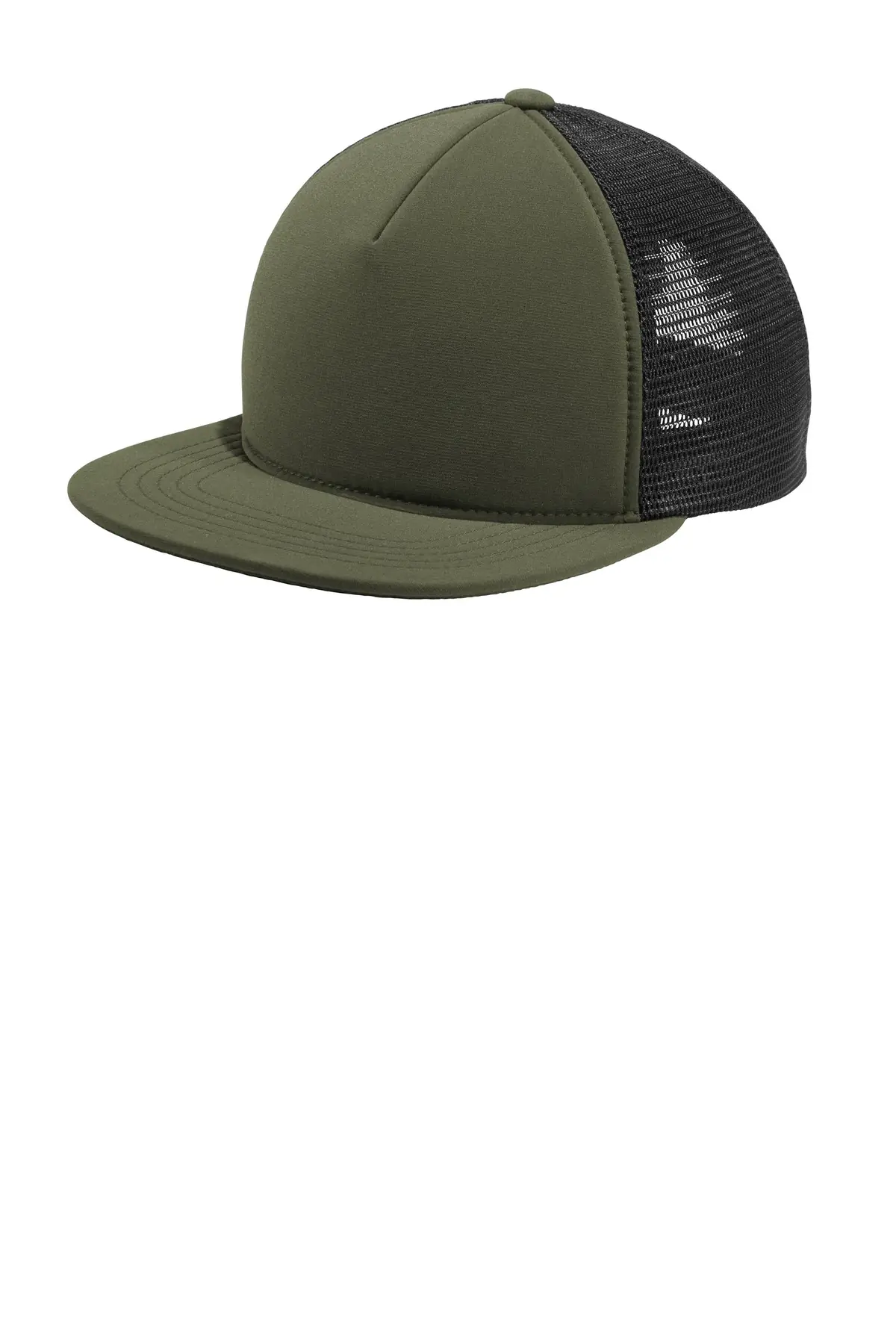 Port Authority Flexfit 110 Foam Outdoor Cap. in Army Green/ Black