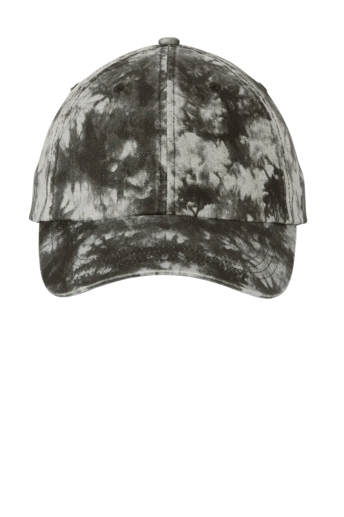 Port Authority Tie-Dye Cap in Black
