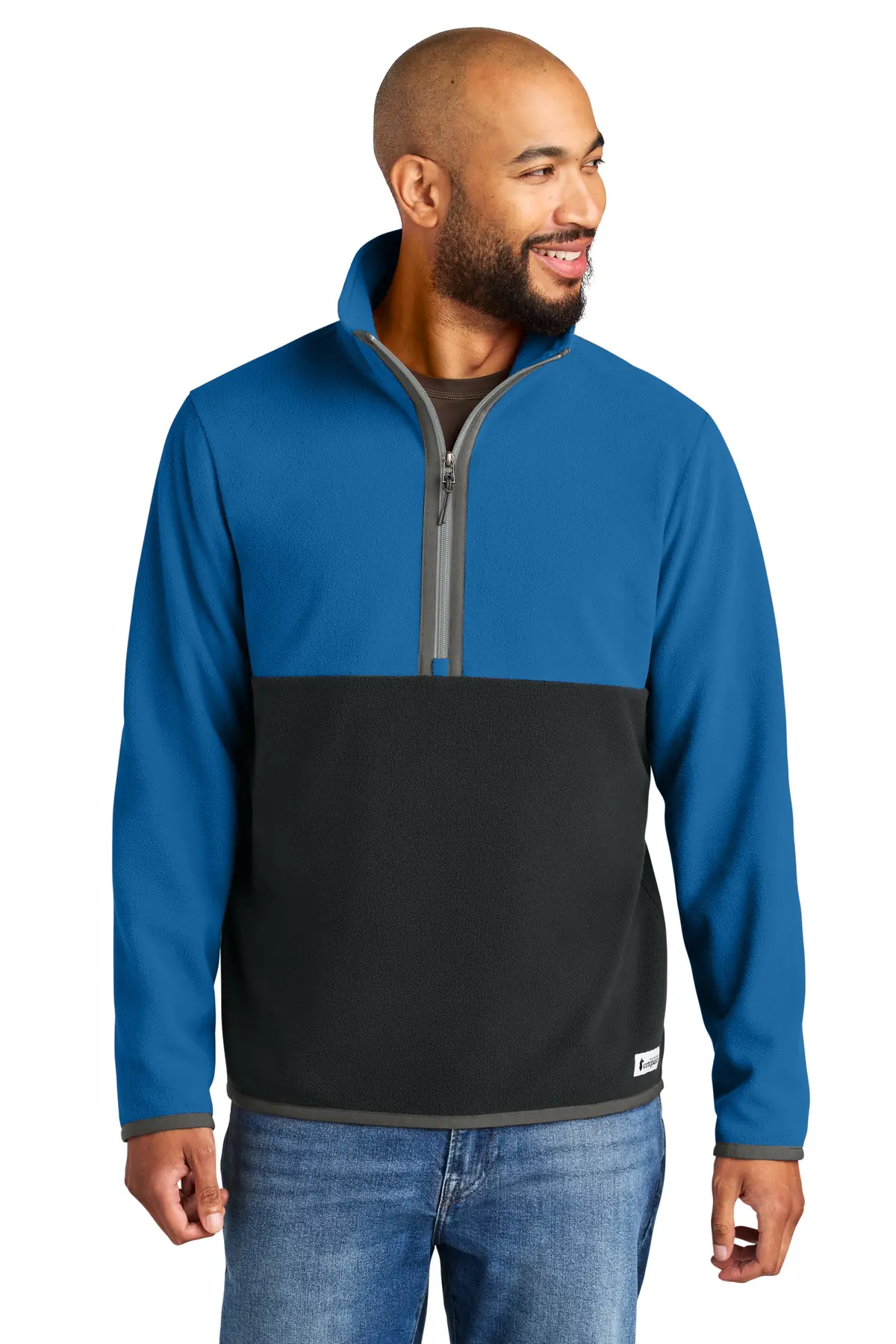 Cotopaxi Amado 1/2-Zip Fleece in Atlantic/ Black