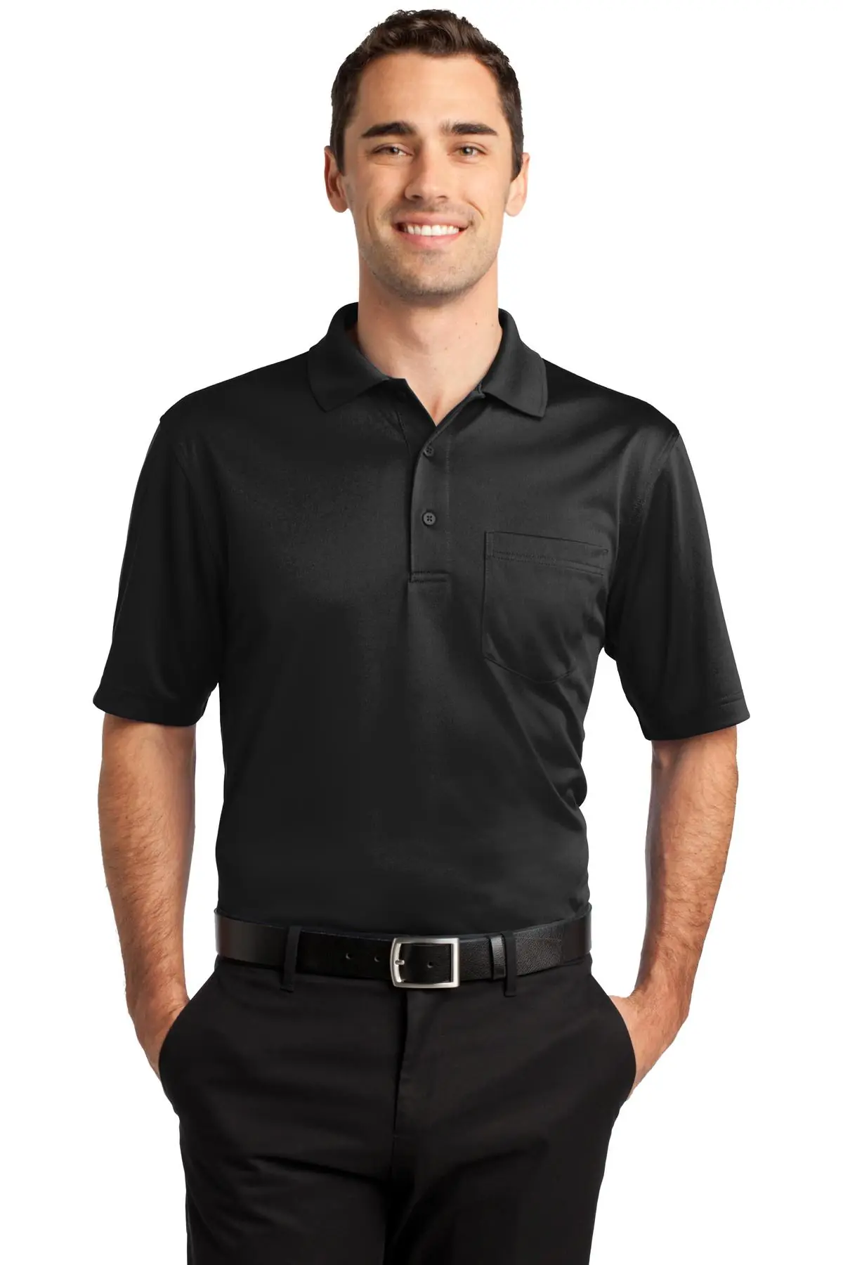 CornerStone Select Snag-Proof Pocket Polo.