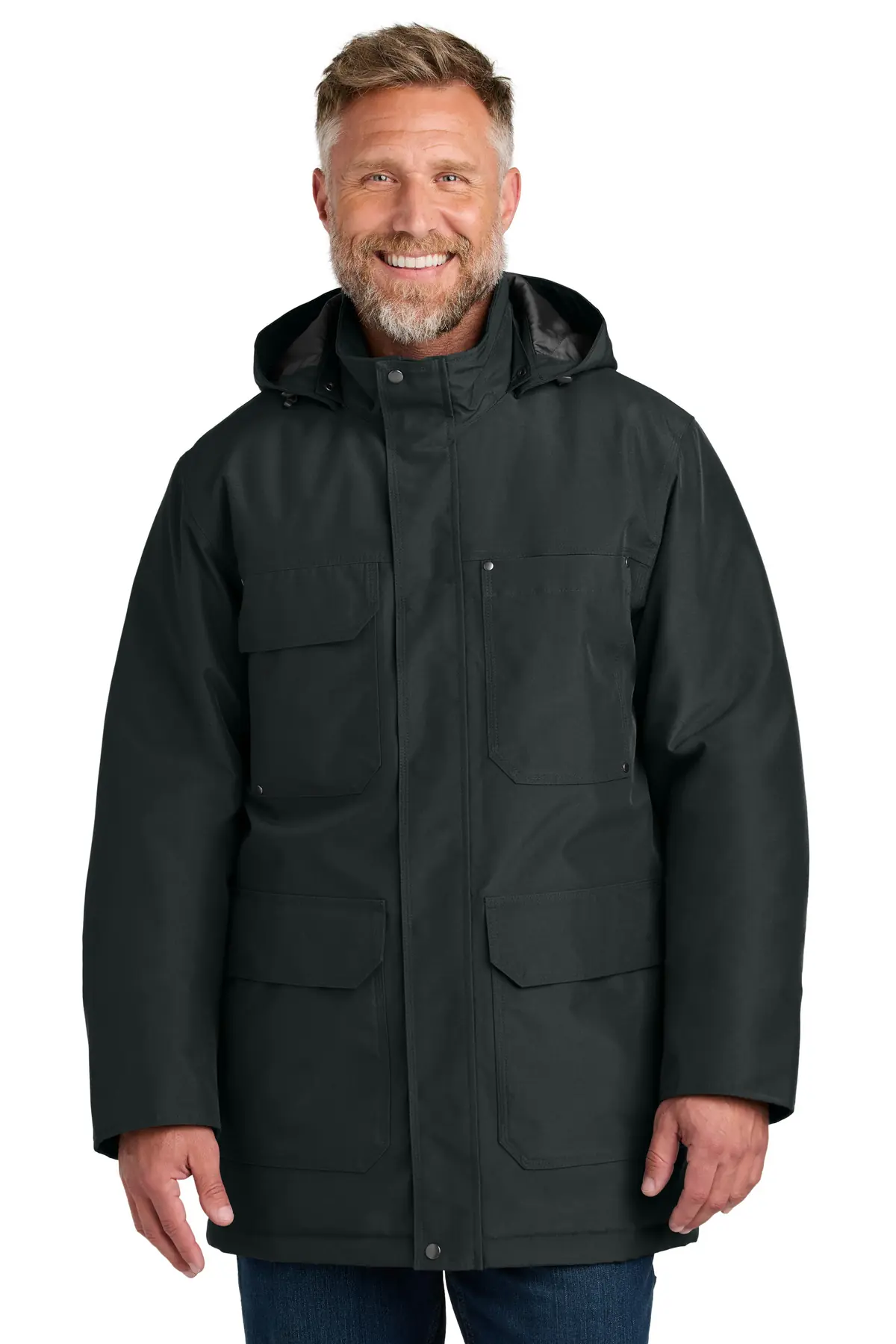 CornerStone Elements Insulated Parka in Black