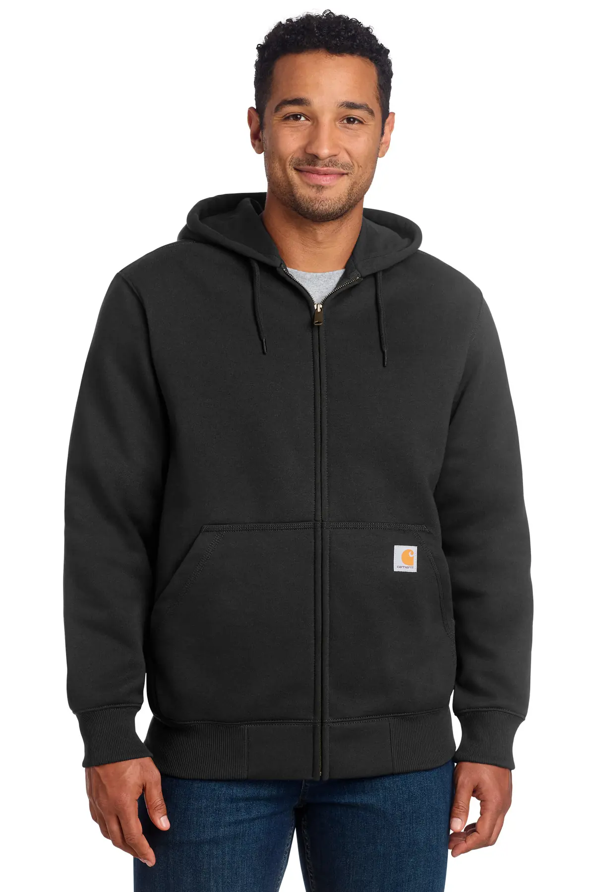Carhartt Rain Defender Paxton Heavyweight Hooded Zip-Front Sweatshirt.