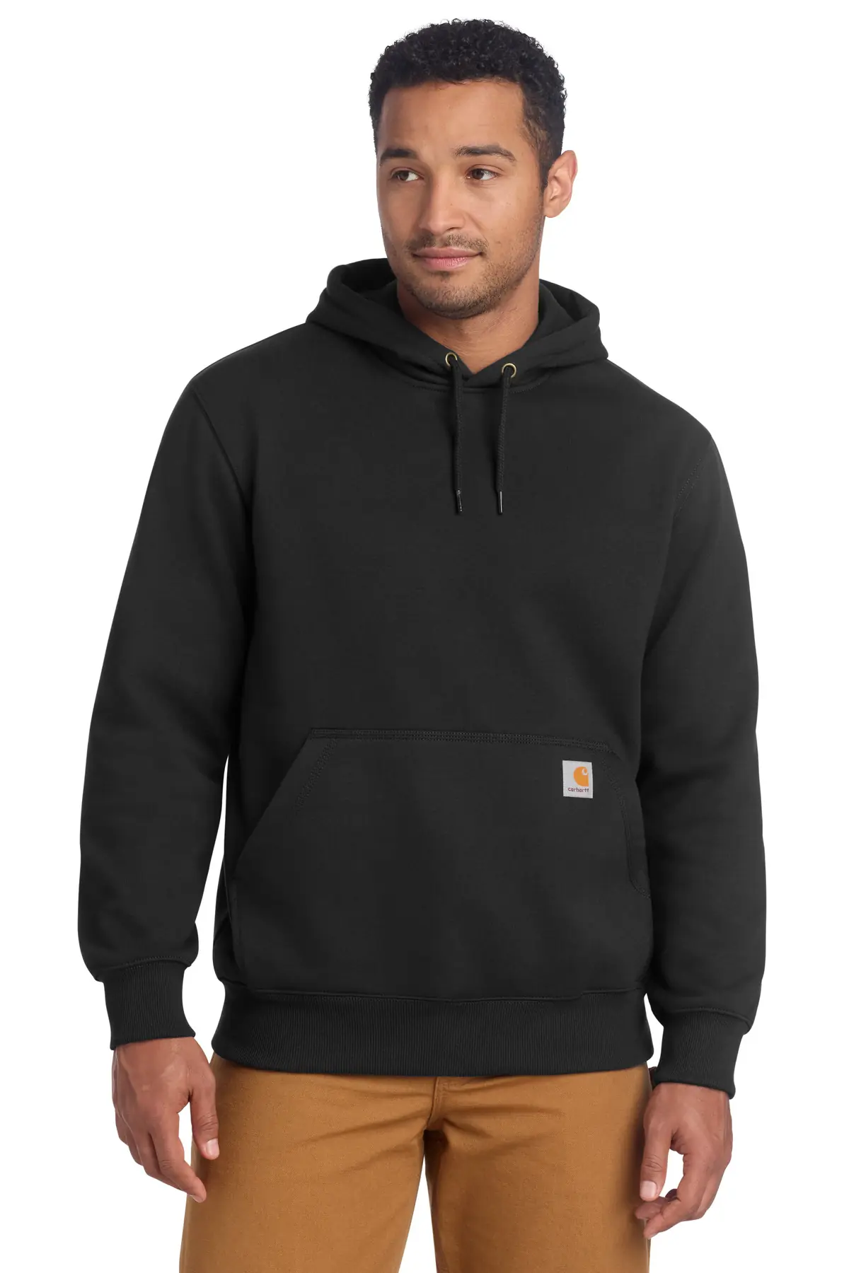 Carhartt Rain Defender Paxton Heavyweight Hooded Sweatshirt. in Black