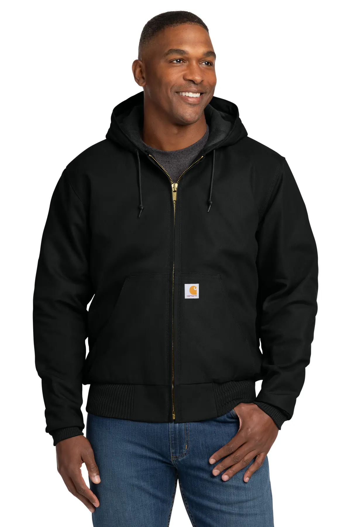 Carhartt Quilted-Flanne-Lined Duck Active Jac.