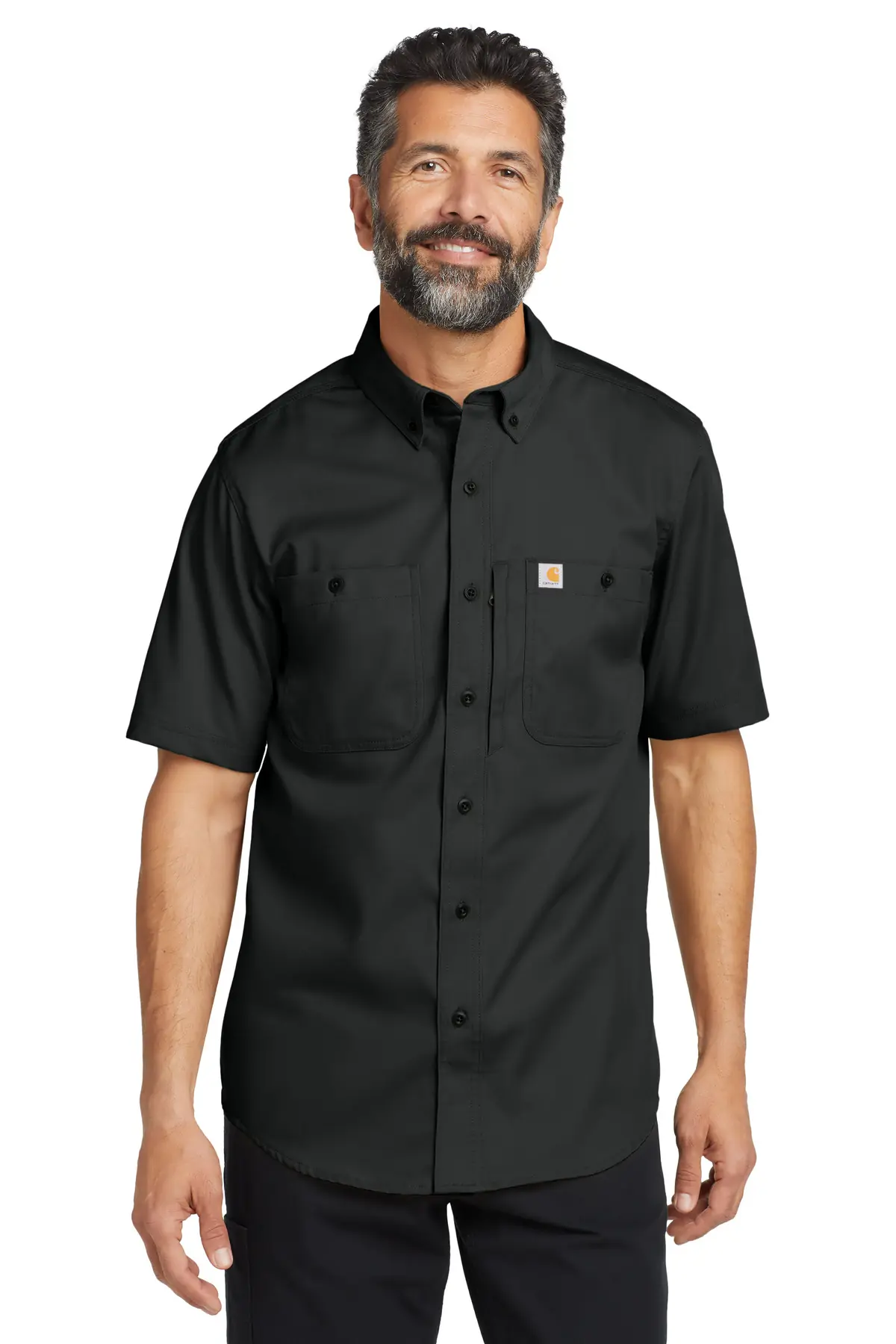 Carhartt Rugged ProfessionalSeries Short Sleeve Shirt in Black