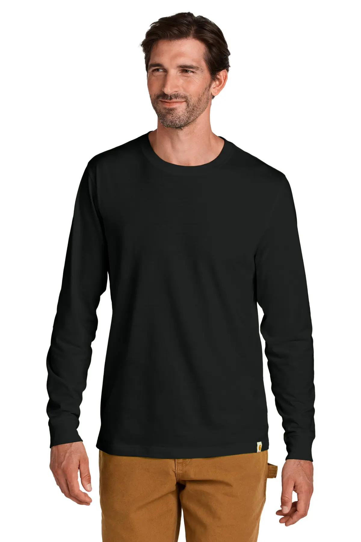 Carhartt Long Sleeve T-Shirt in Black