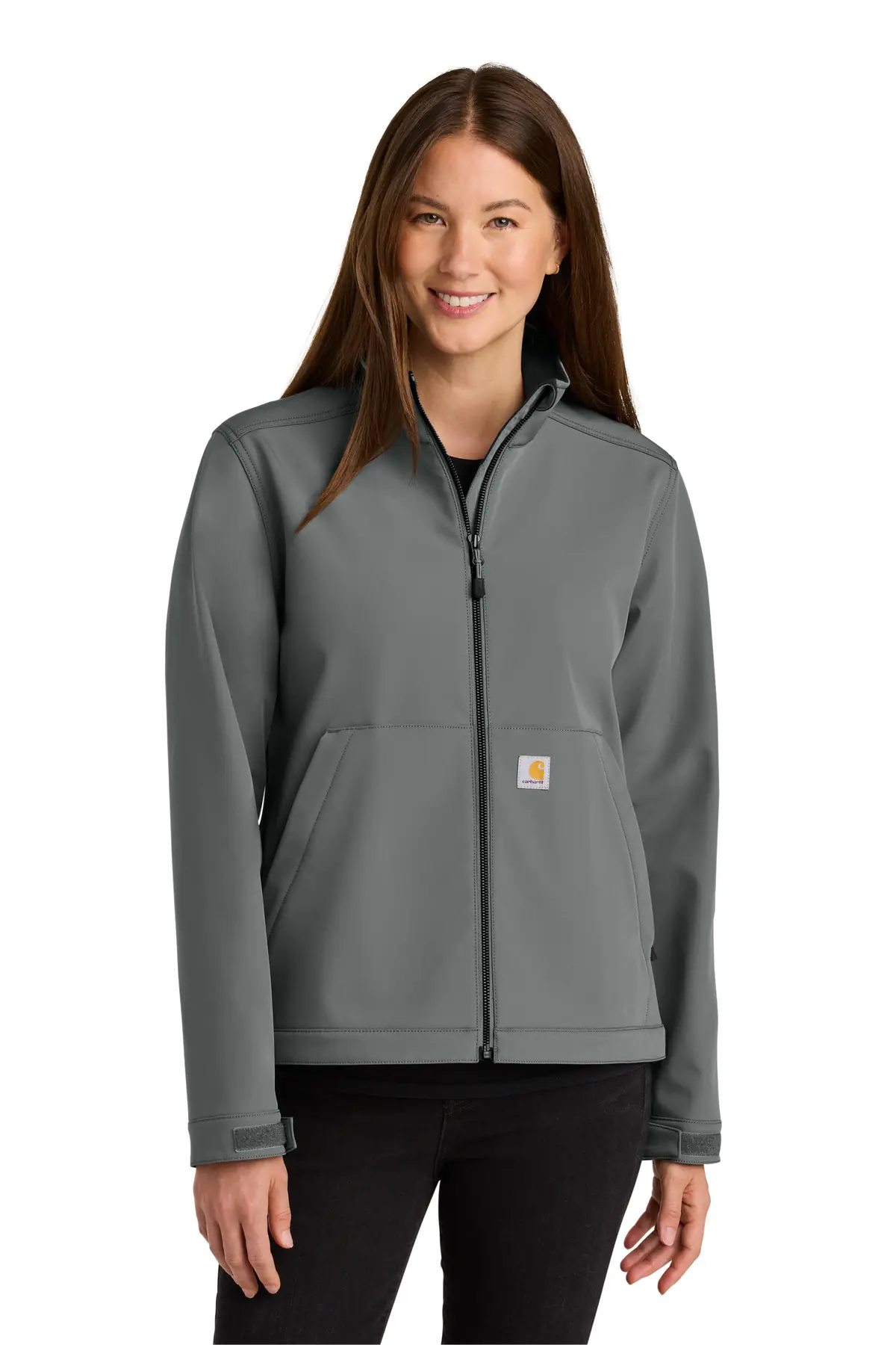 Carhartt Women's Rain Defender Soft Shell Jacket in Steel