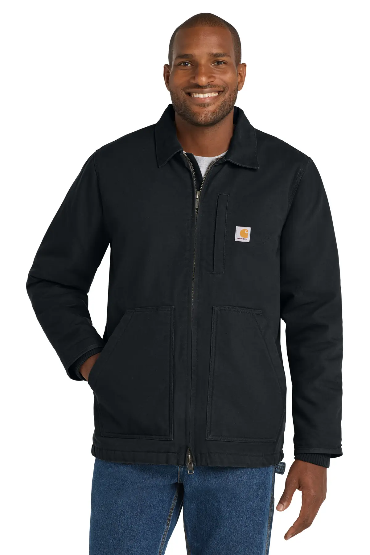 Carhartt Tall Sherpa-Lined Coat in Black