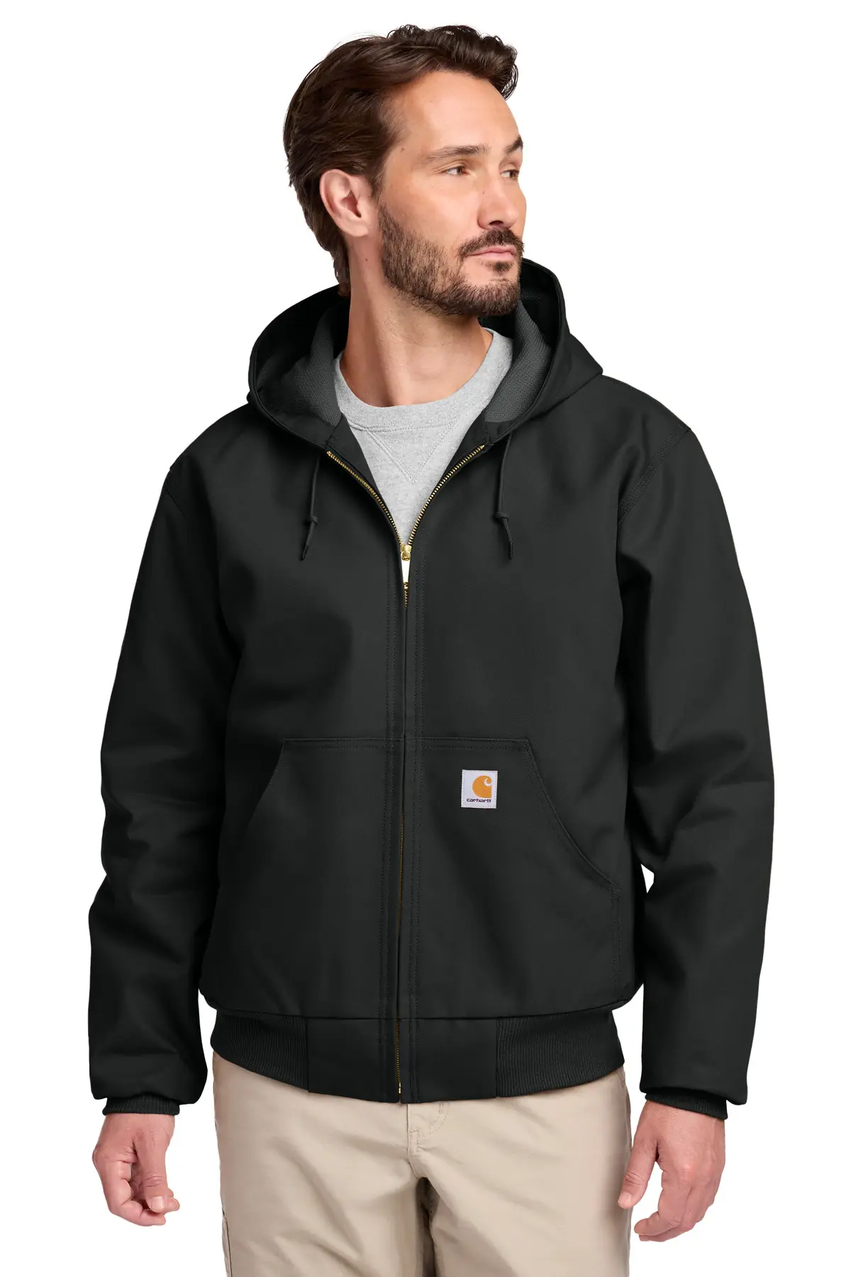 Carhartt Tall Thermal-Lined Duck Active Jac. in Black