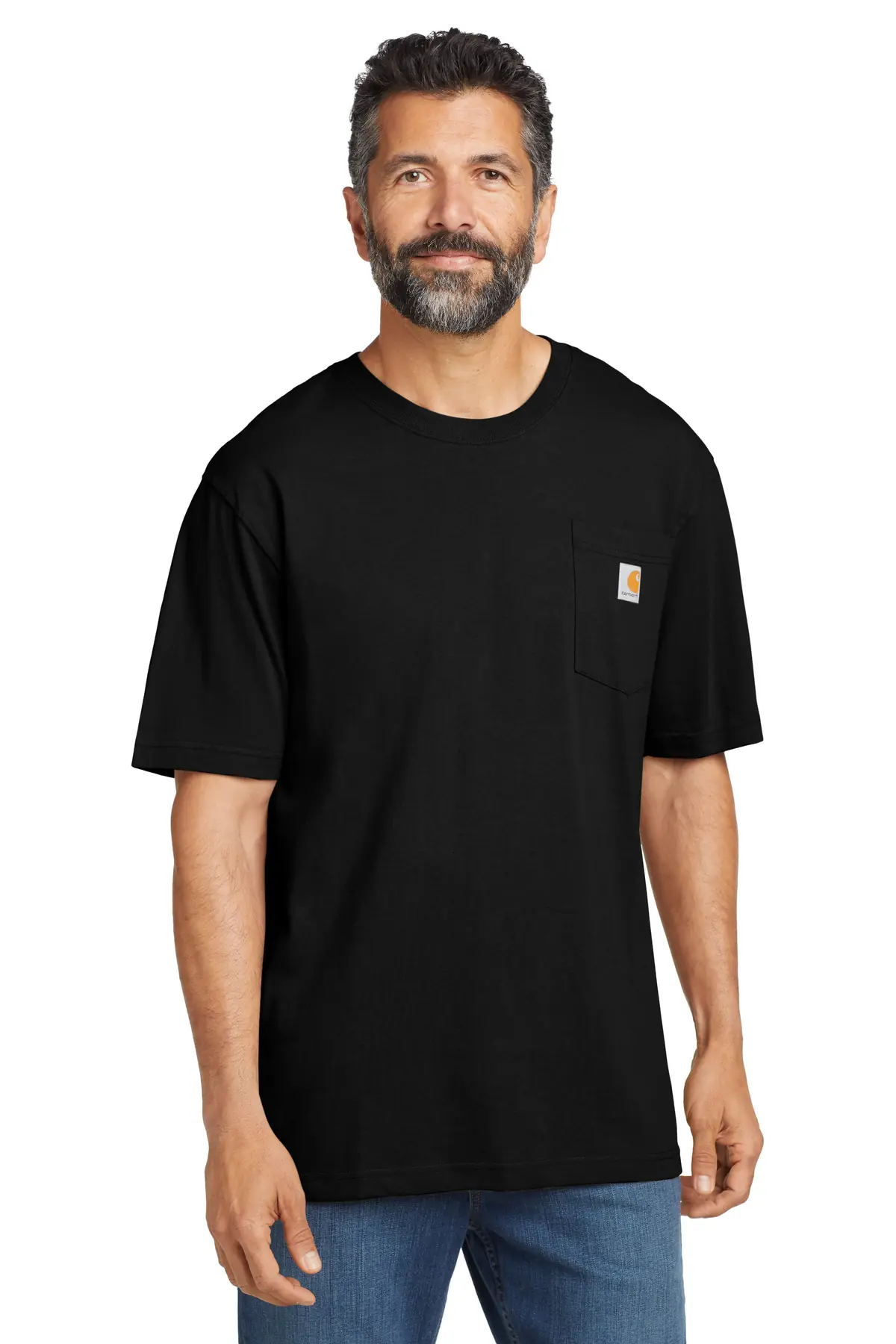 Carhartt Tall Workwear Pocket Short Sleeve T-Shirt. in Black