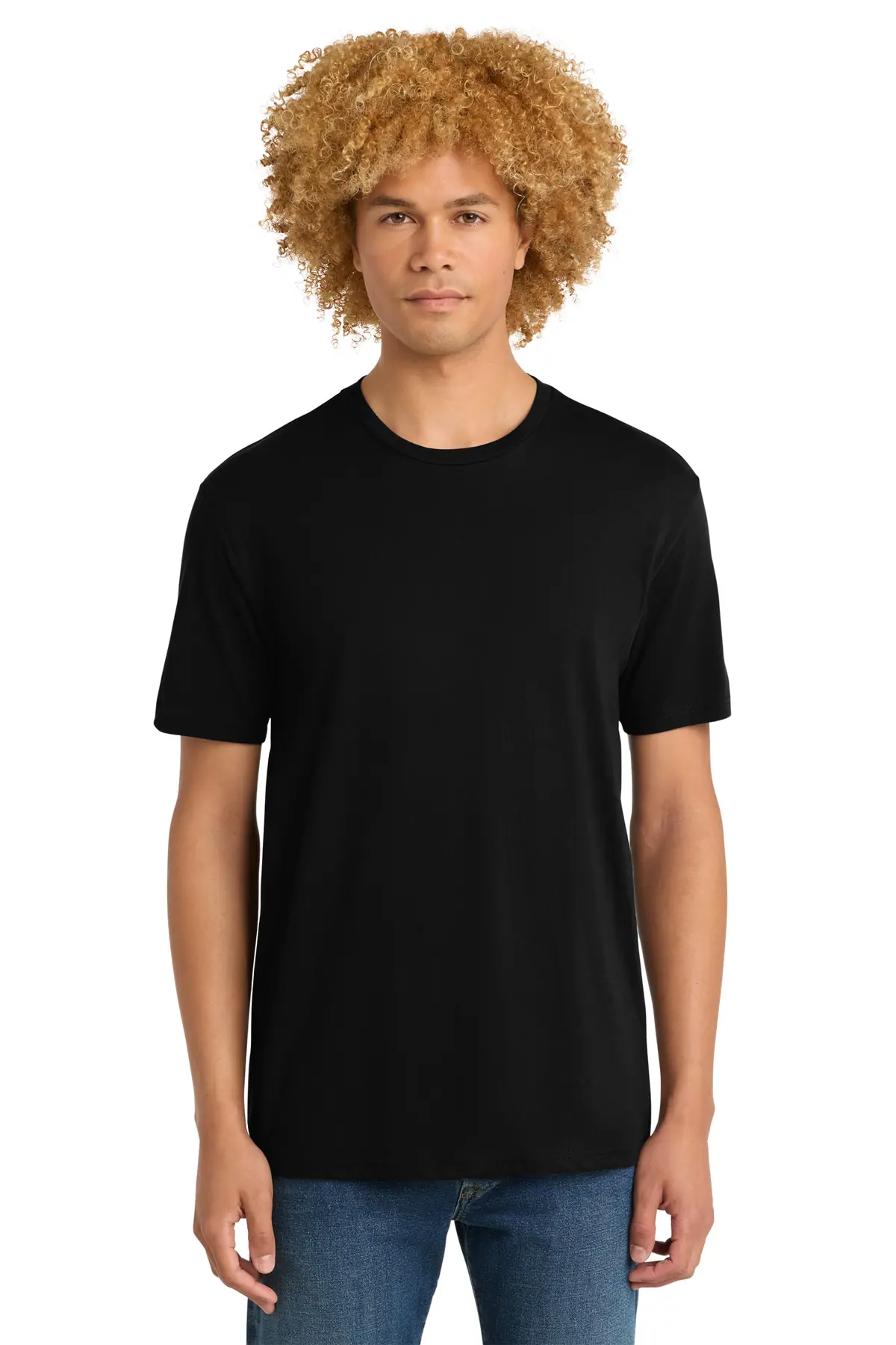 District Perfect Weight Tee. in Jet Black