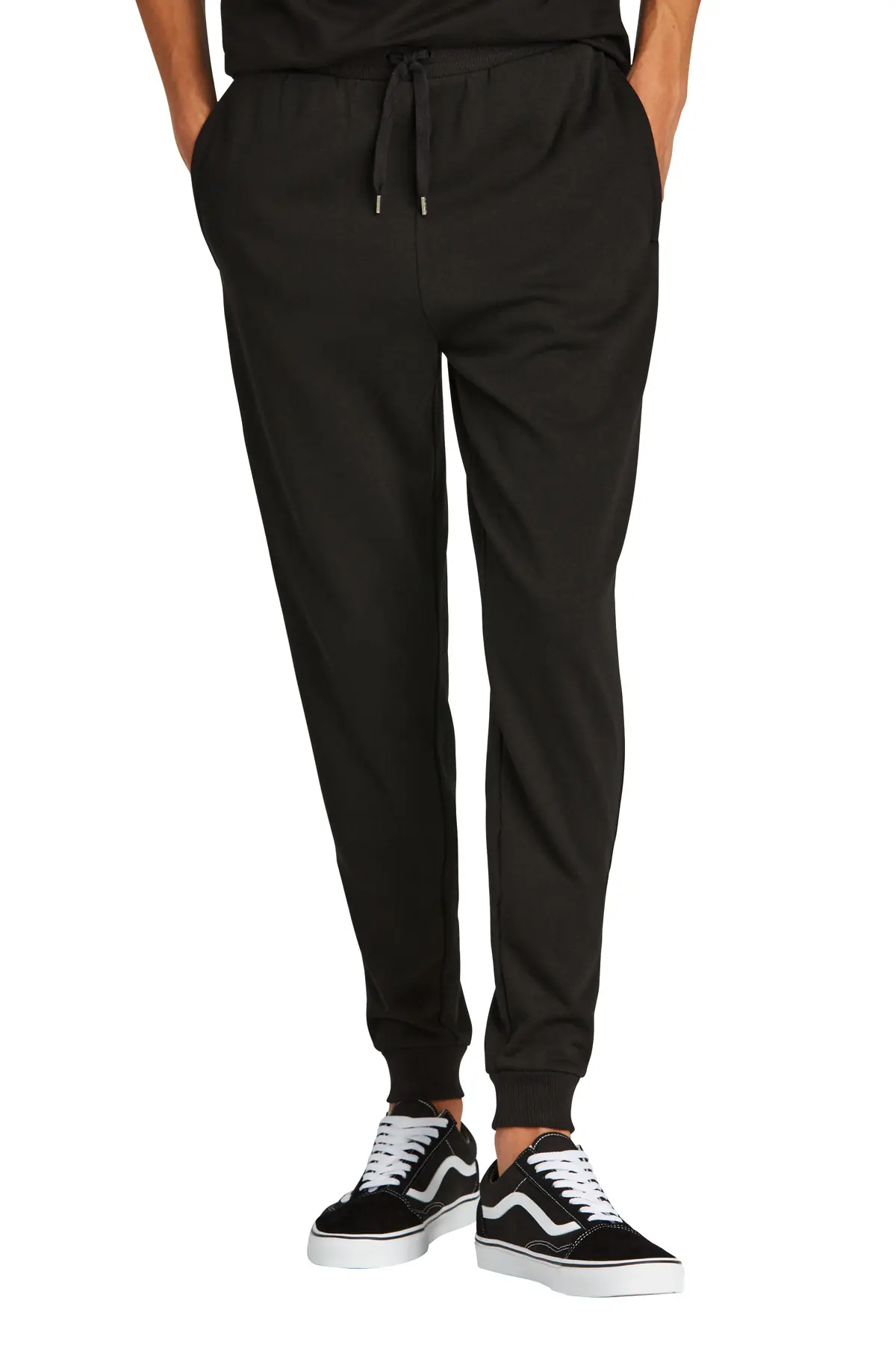 District Perfect Tri Fleece Jogger in Black