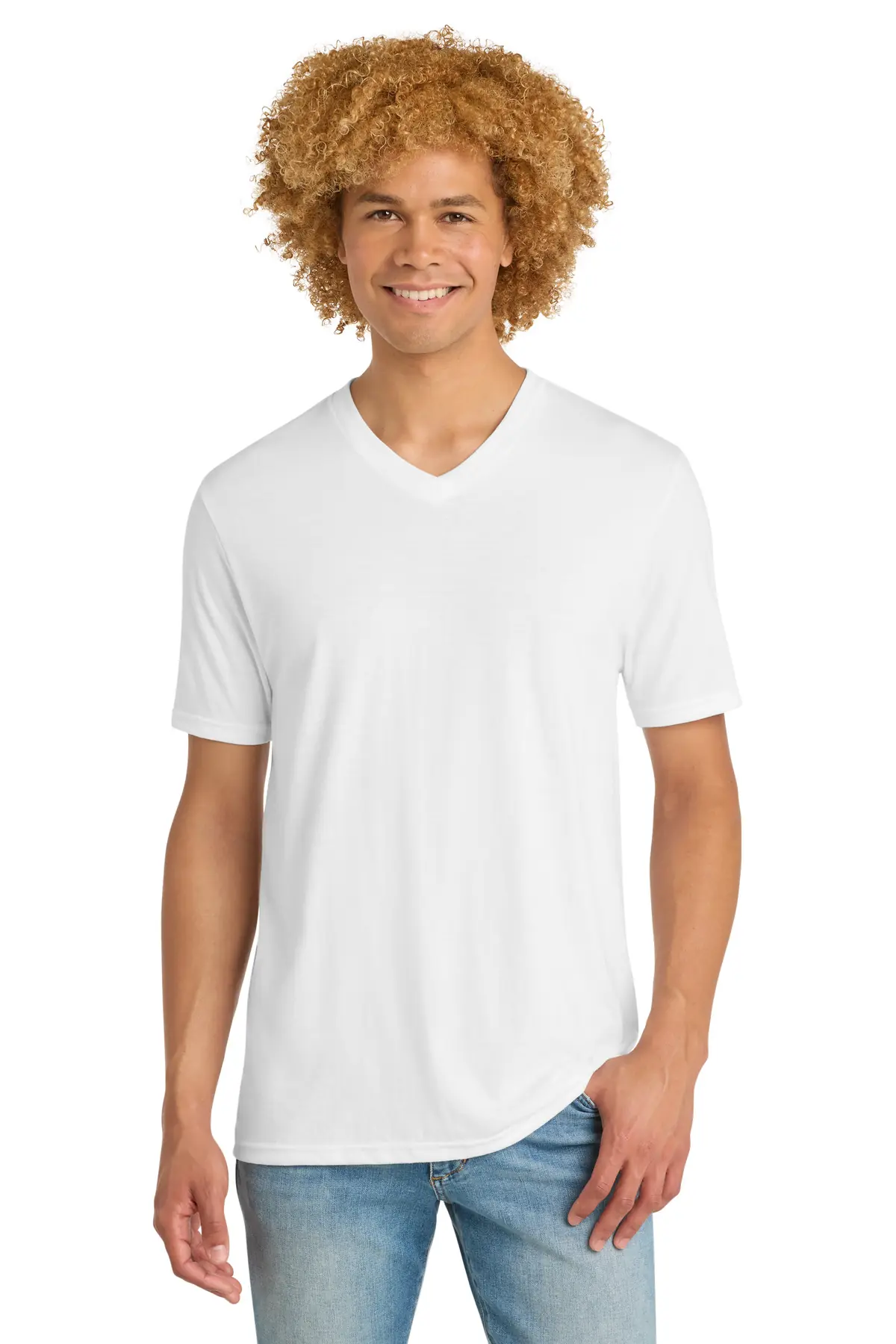 District Perfect Tri V-Neck Tee.