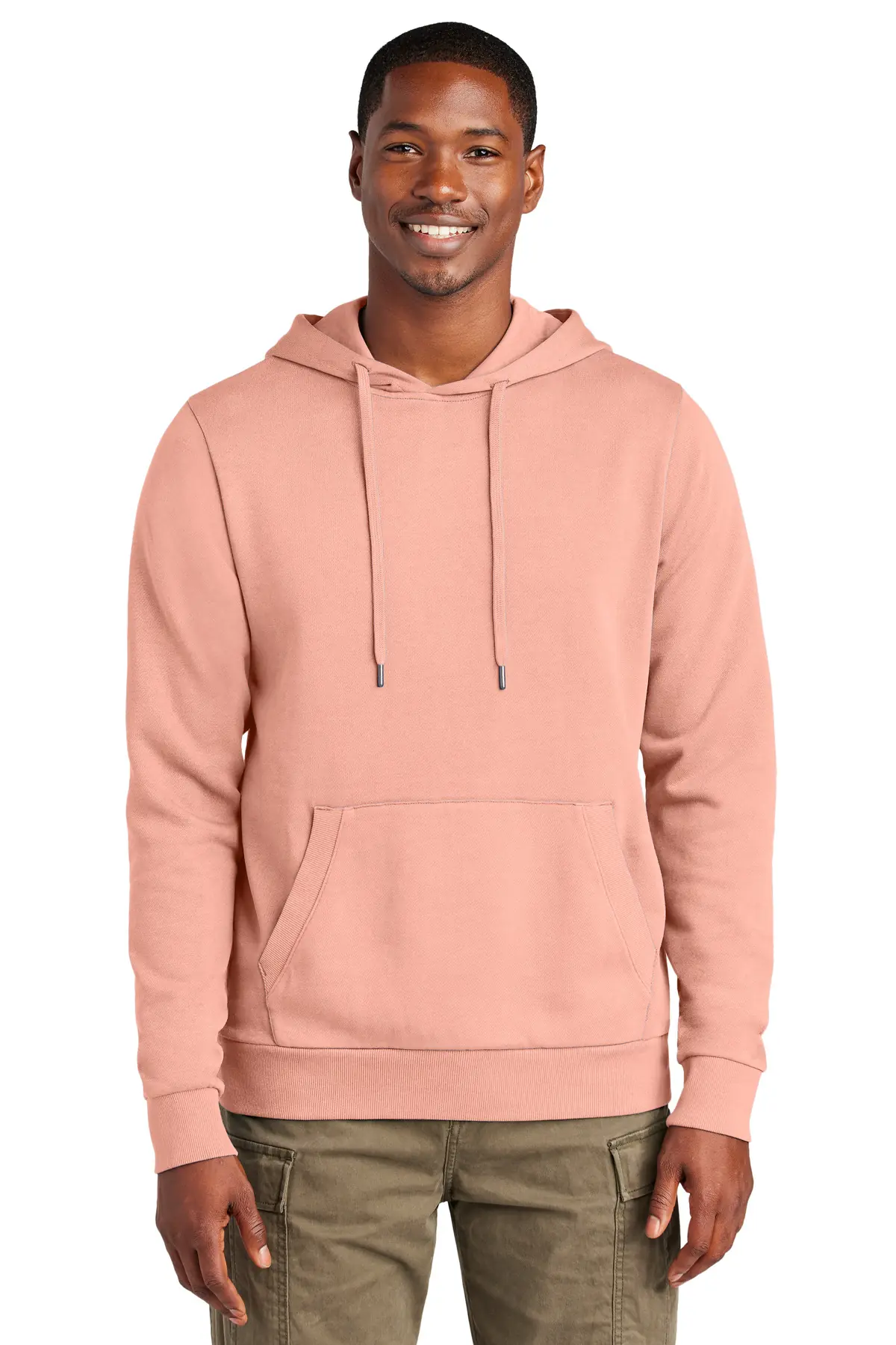 District Wash Fleece Hoodie in Cactus Rose Pink