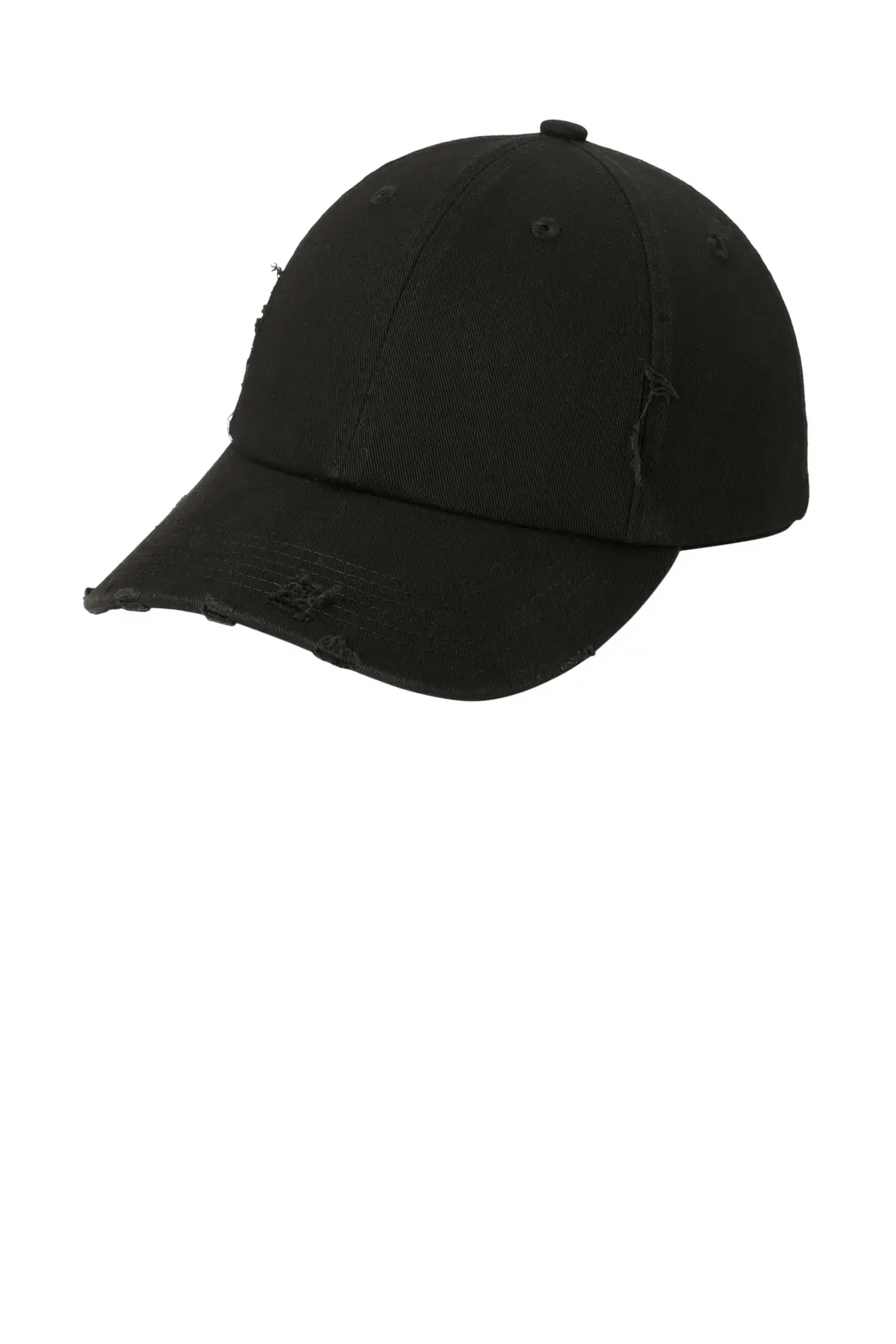 District Distressed Cap. in Black