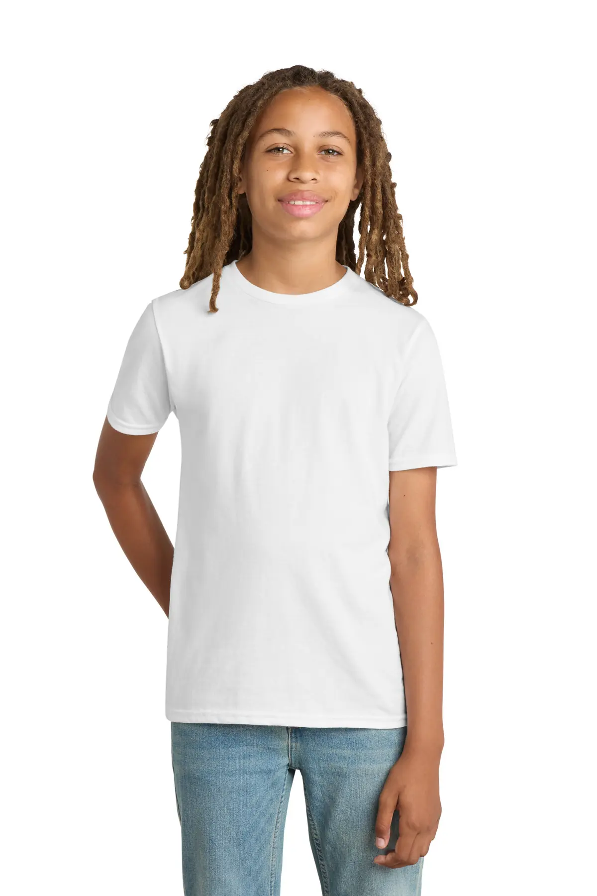 District Youth Very Important Tee. in White