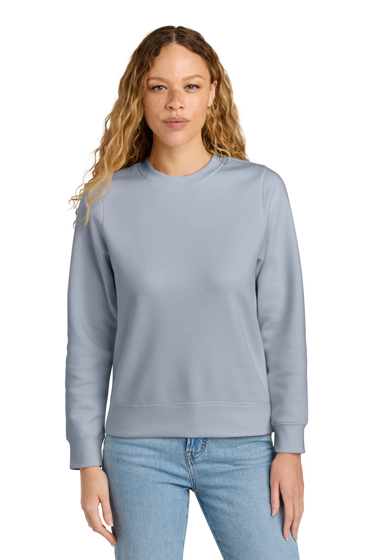 District Women's V.I.T. Fleece Crew in Icelandic Purple