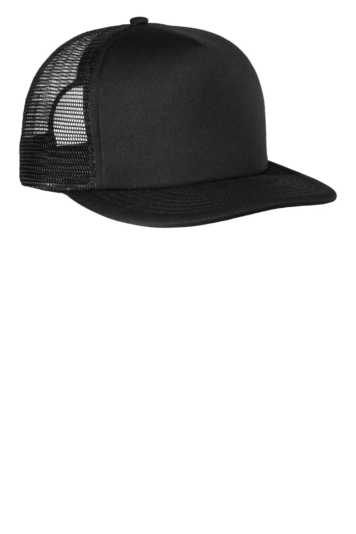 District Flat Bill Snapback Trucker Cap.