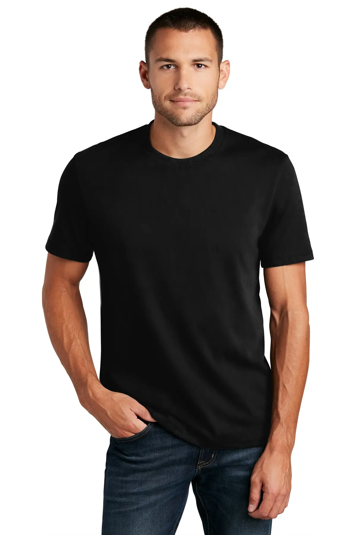 District Re-Tee in Black