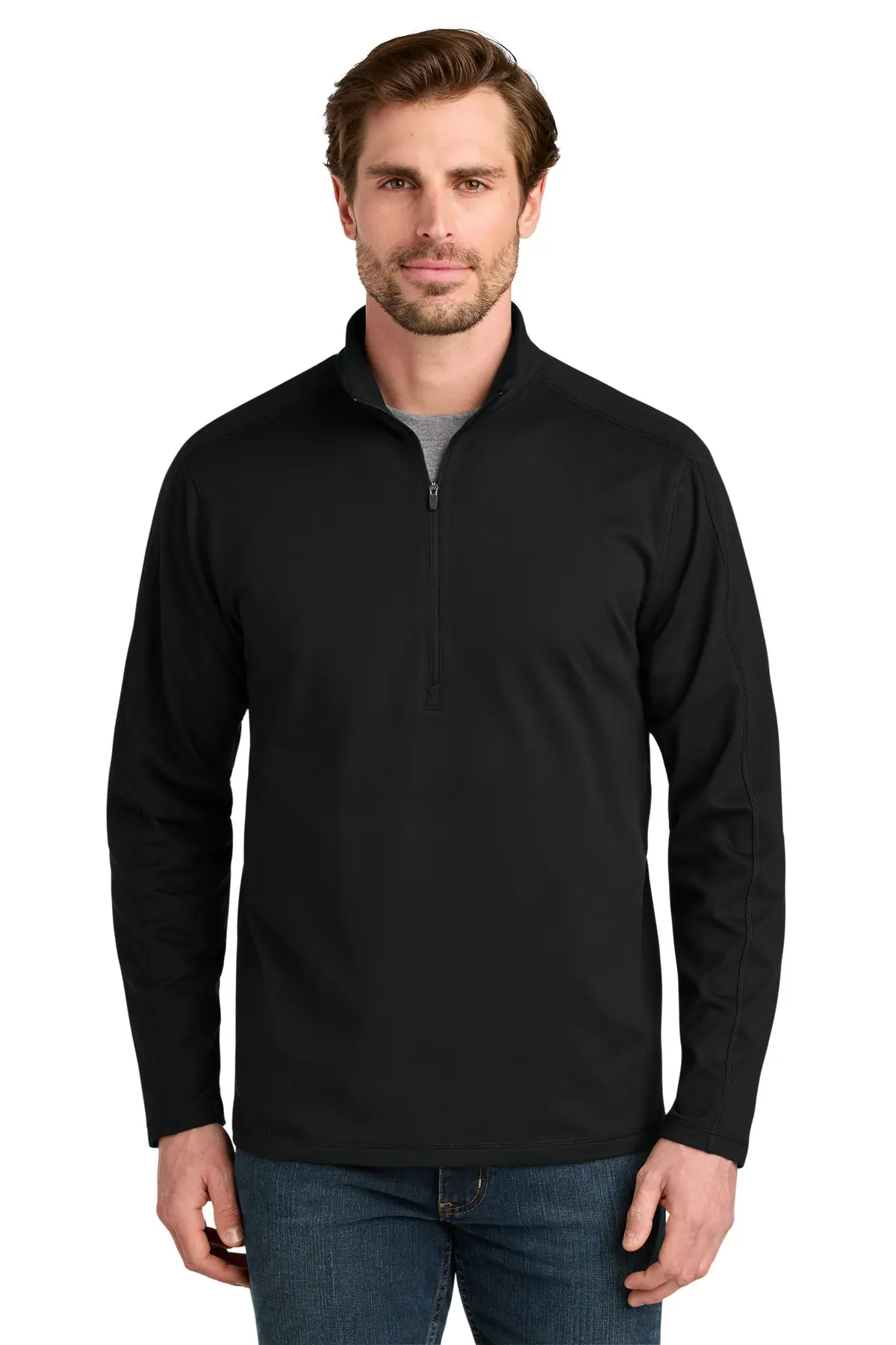 Eddie Bauer Adventurer 1/4-Zip in Deep Black
