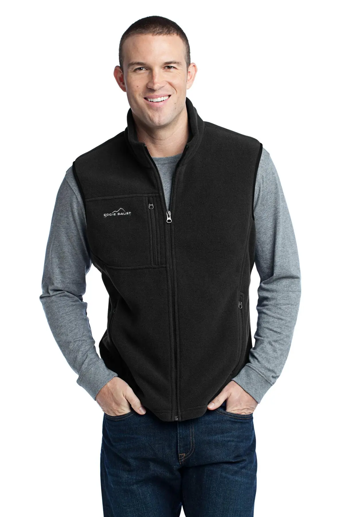 Eddie Bauer - Fleece Vest. in Black