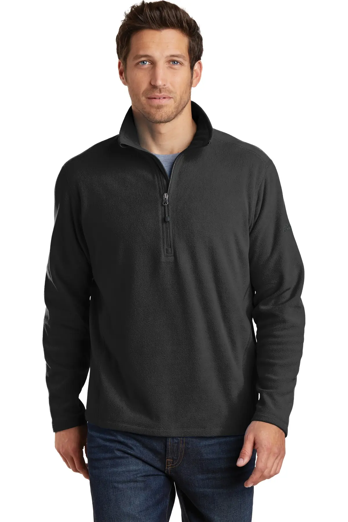 Eddie Bauer 1/2-Zip Microfleece Jacket. in Black