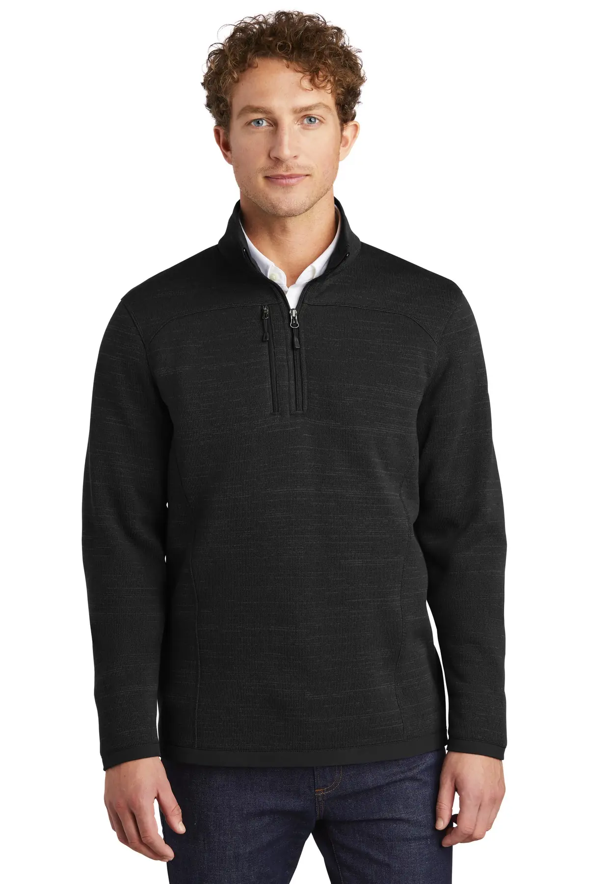 Eddie Bauer Sweater Fleece 1/4-Zip. in Black
