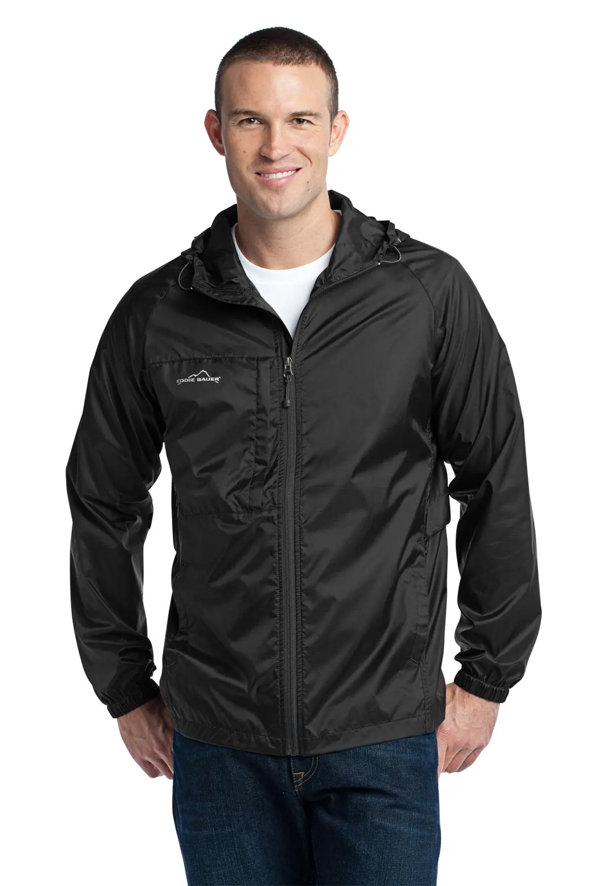 Eddie Bauer - Packable Wind Jacket. in Black