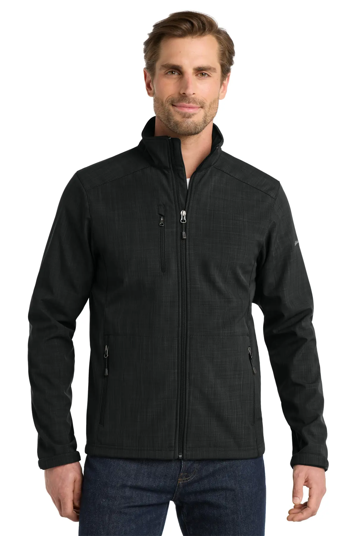 Eddie Bauer Shaded Crosshatch Soft Shell Jacket.