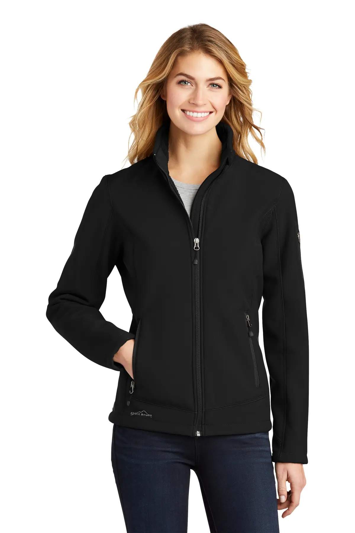 Eddie Bauer Women's Rugged Ripstop Soft Shell Jacket. in Black
