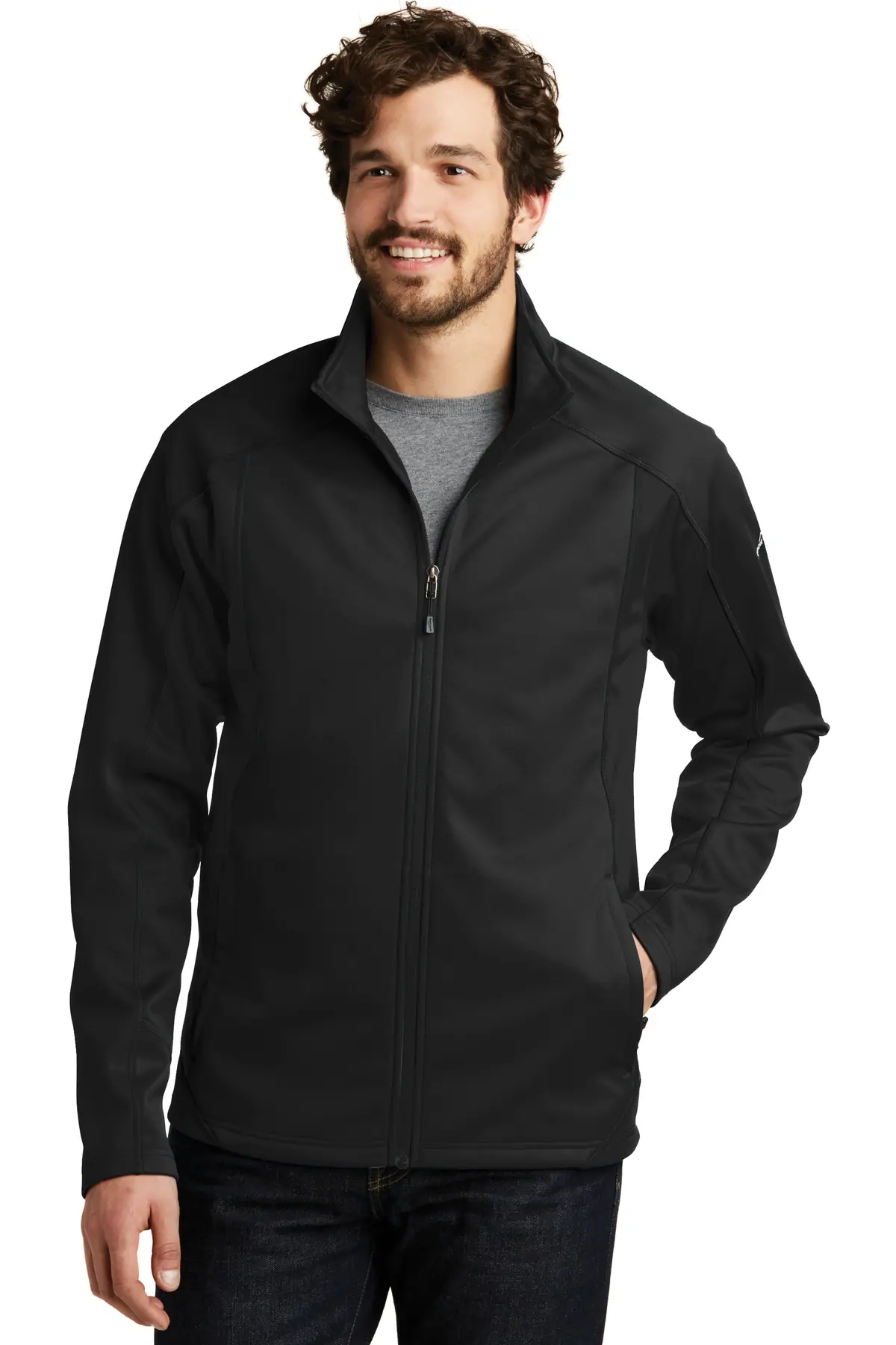 Eddie Bauer Trail Soft Shell Jacket. in Black/ Black