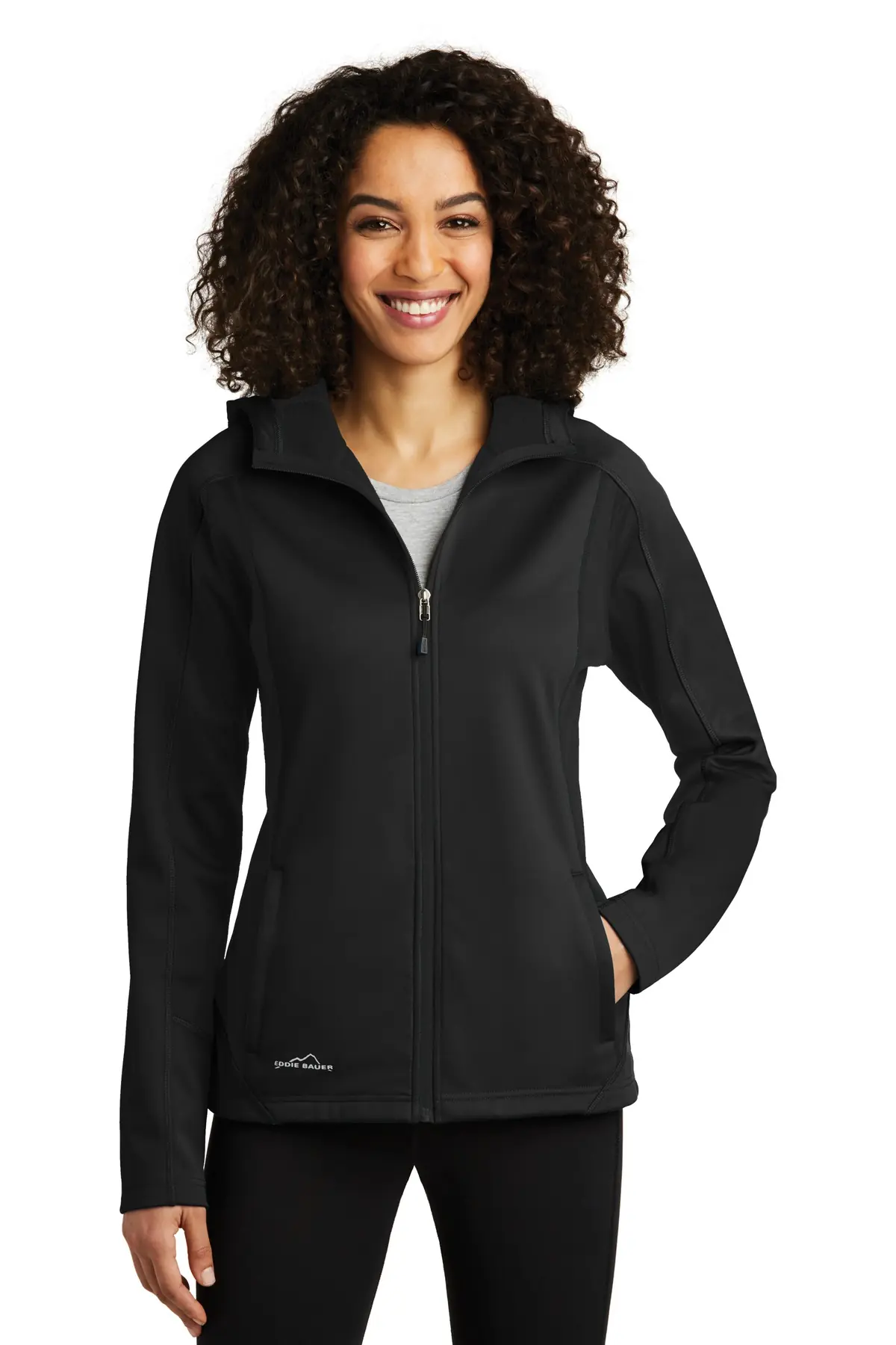 Eddie Bauer Women's Trail Soft Shell Jacket. in Black/ Black