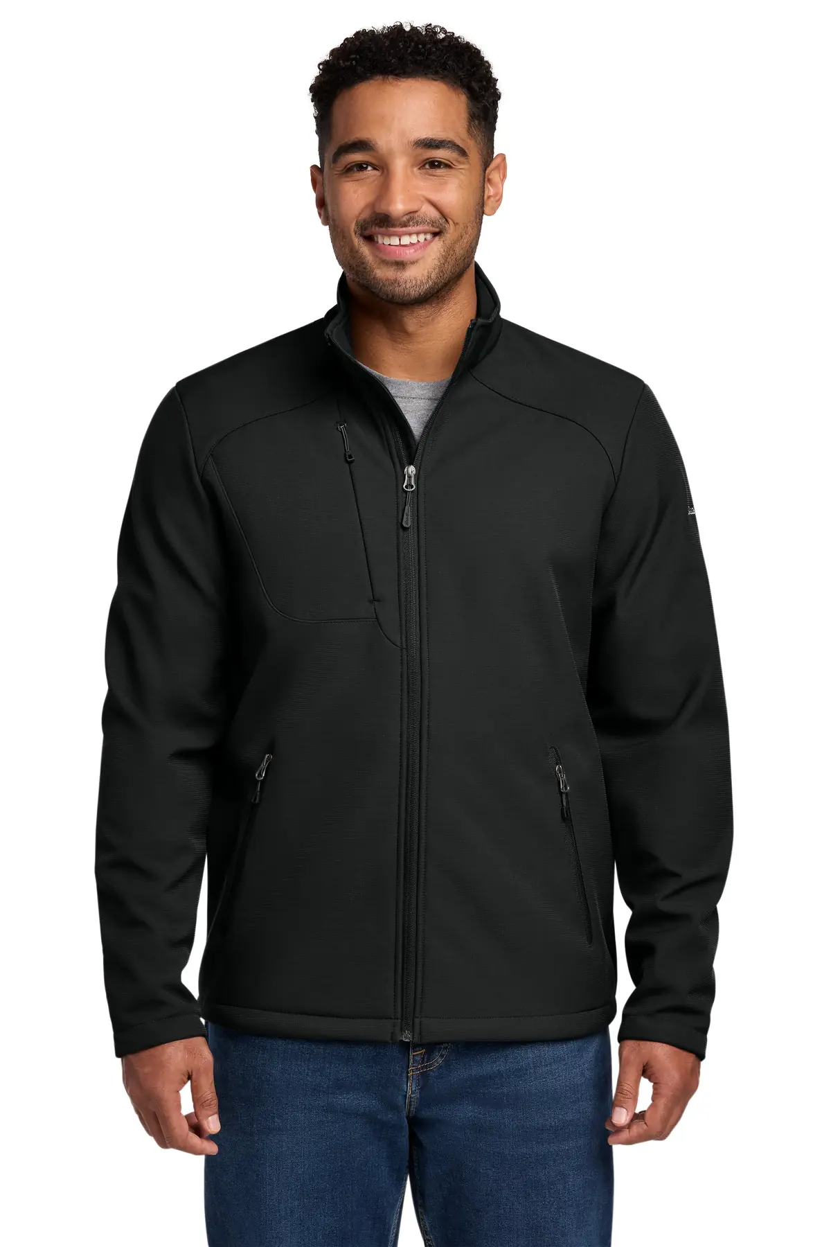 Eddie Bauer Stretch Soft Shell Jacket in Deep Black