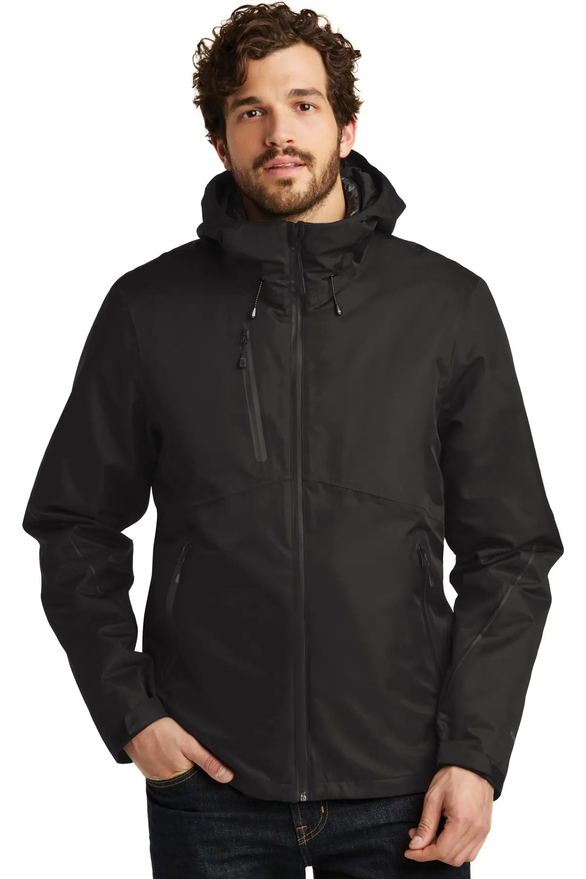 Eddie Bauer WeatherEdge Plus 3-in-1 Jacket. in Black/ Black