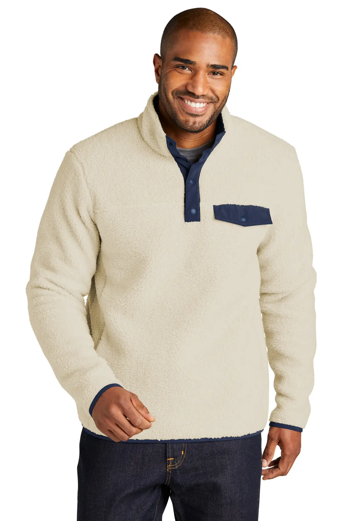 Port Authority Camp Fleece Snap Pullover