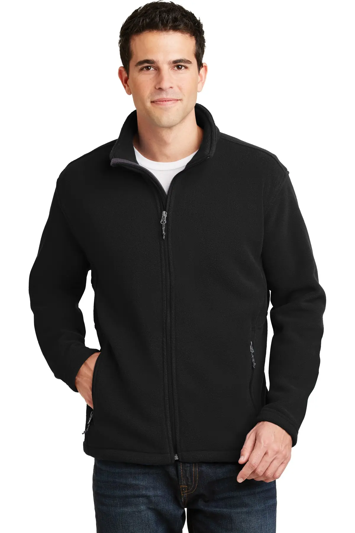 Port Authority Value Fleece Jacket. in Black