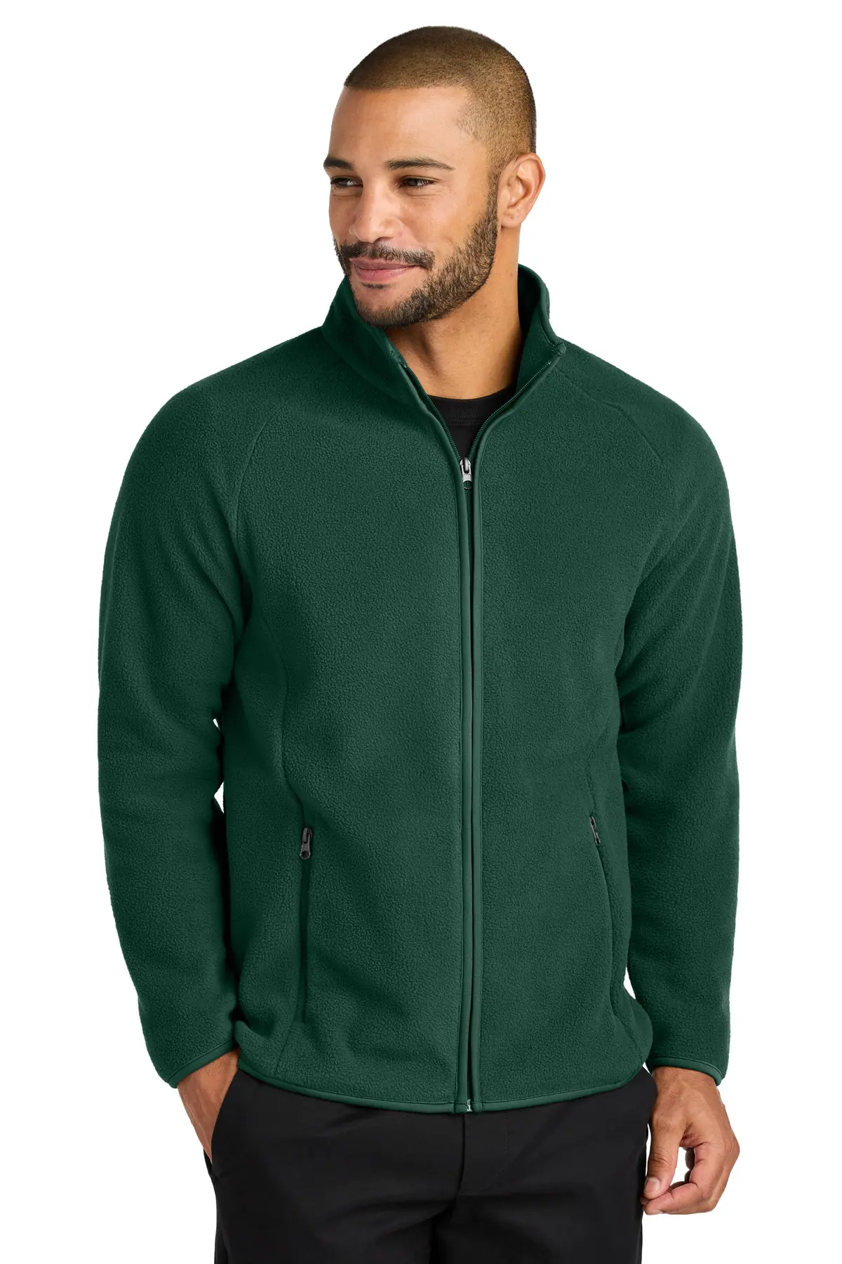 Port Authority C-FREE Raglan Fleece in Dark Green