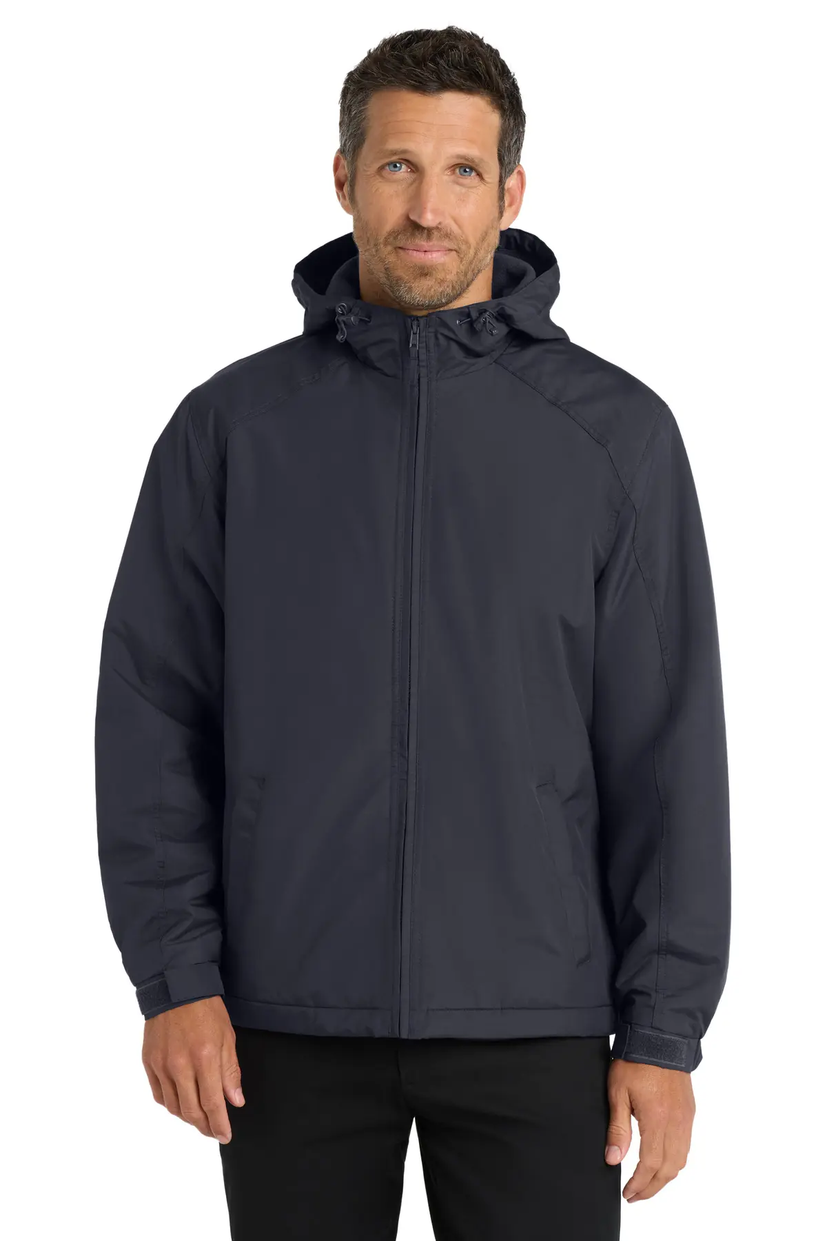 Port Authority Hooded Charger Jacket.