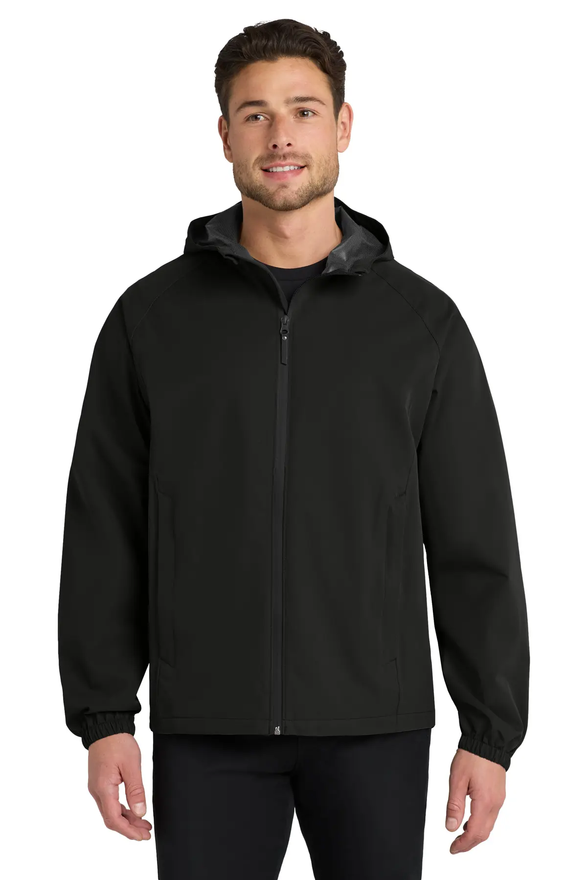 Port Authority Essential Rain Jacket in Deep Black