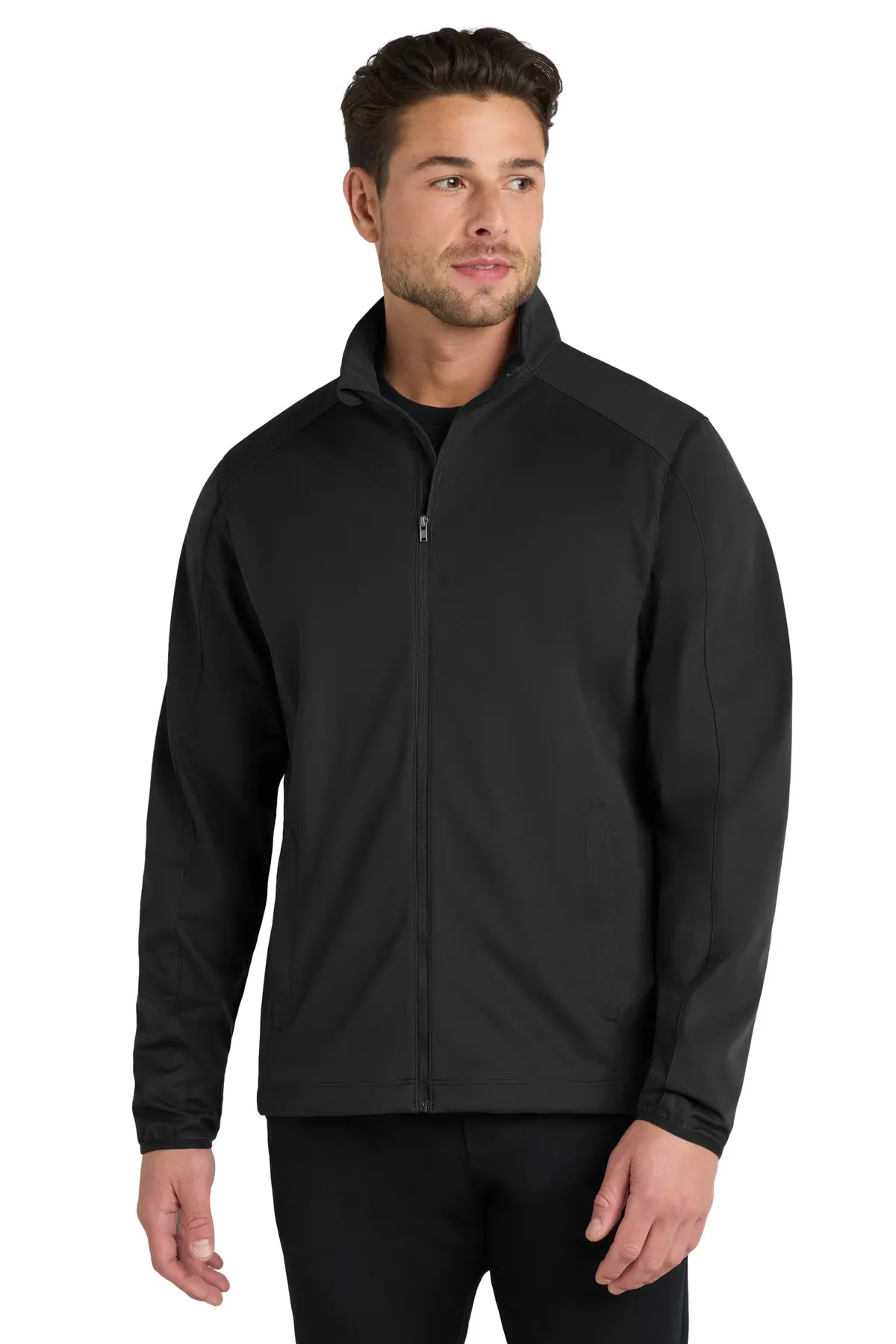Port Authority Active Soft Shell Jacket. in Deep Black