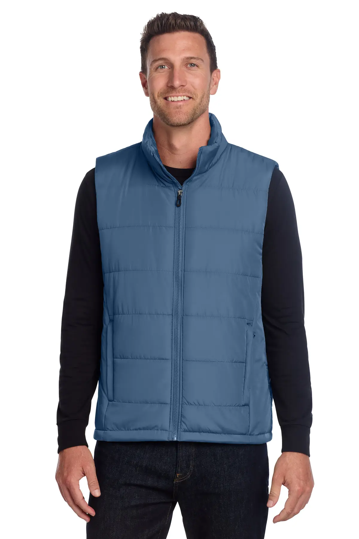 Port Authority Puffer Vest in Dusk Blue