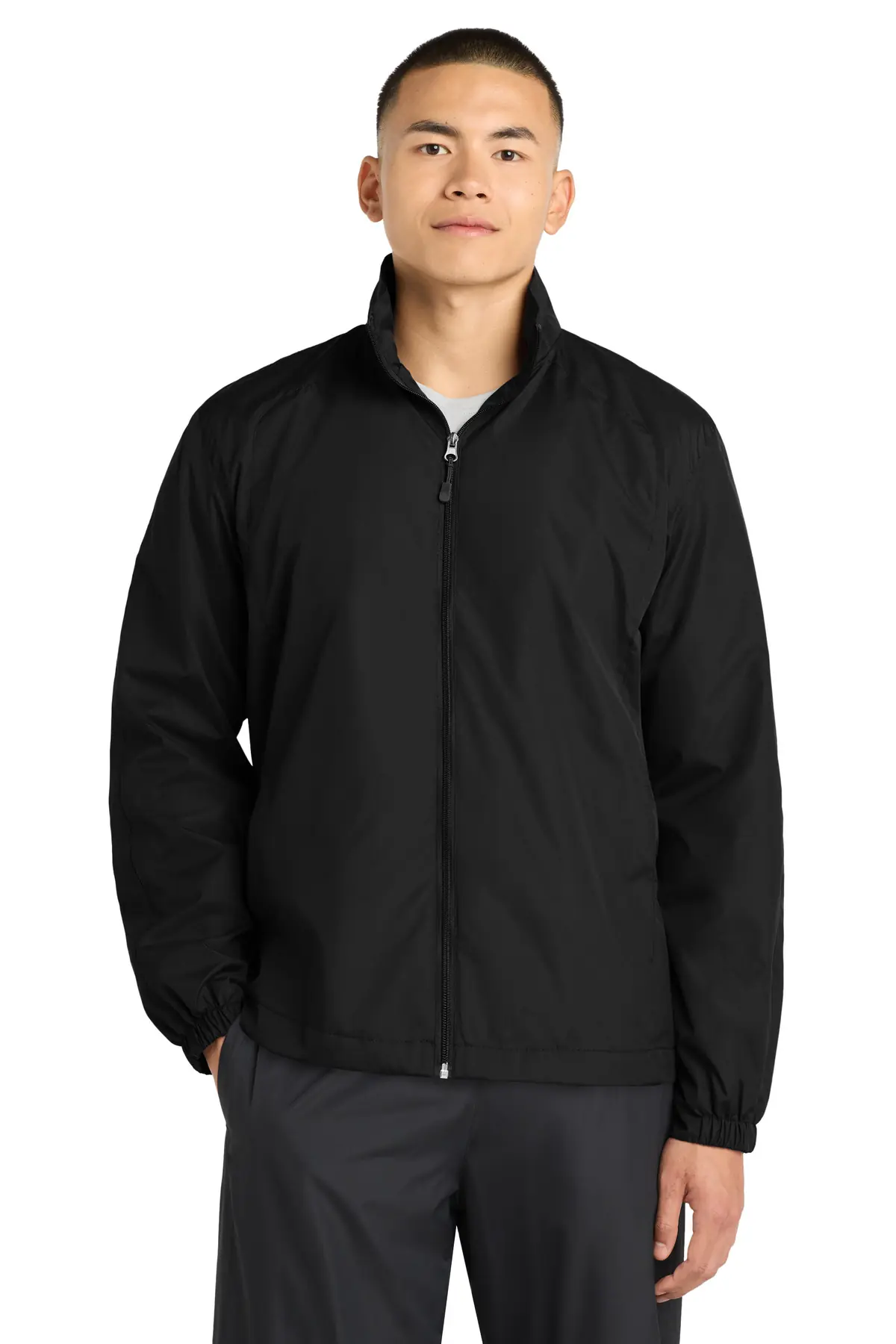 Sport-Tek Full-Zip Wind Jacket.