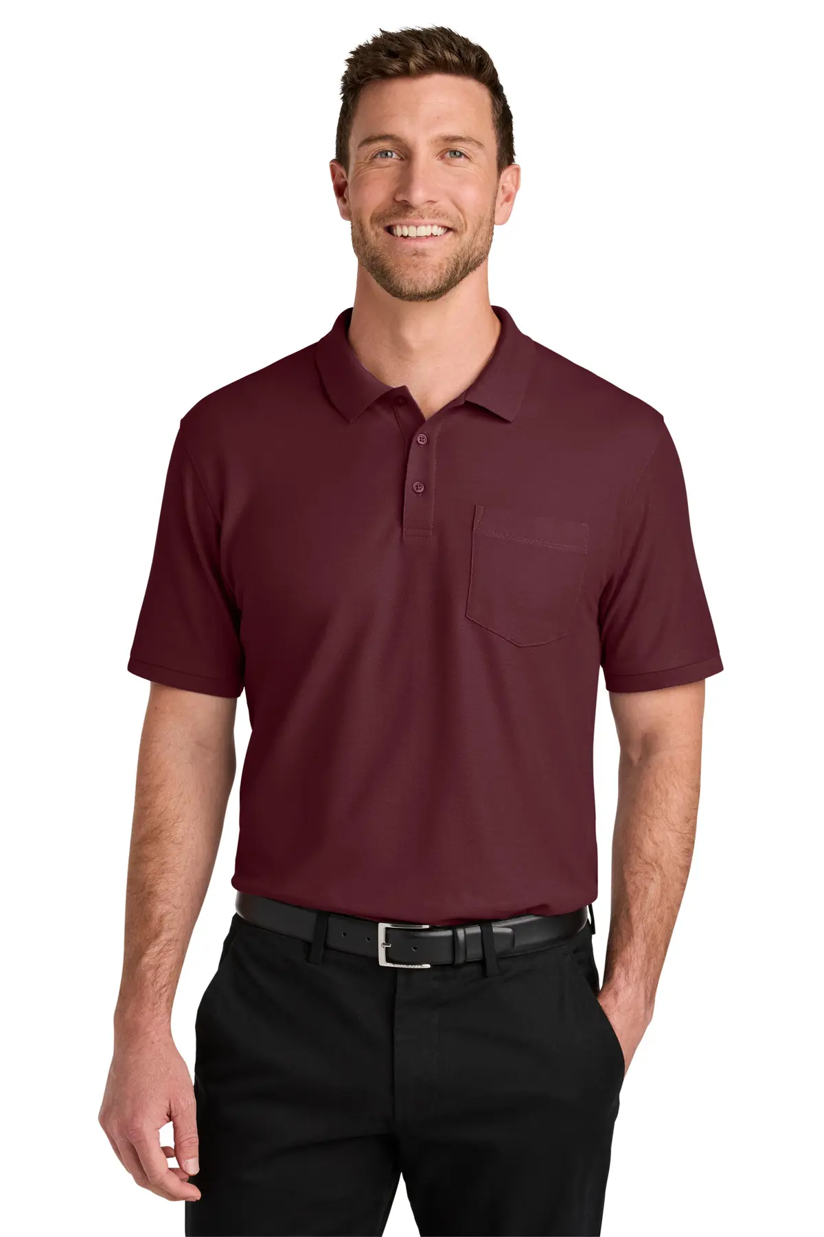 Port Authority Wearever Signature Pique Pocket Polo