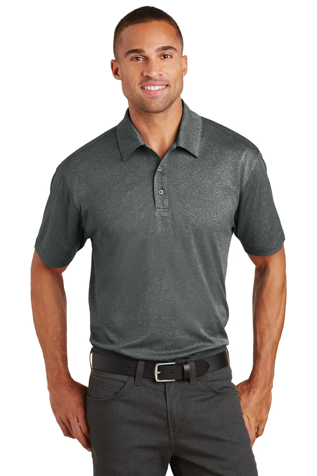 Port Authority Trace Heather Polo.