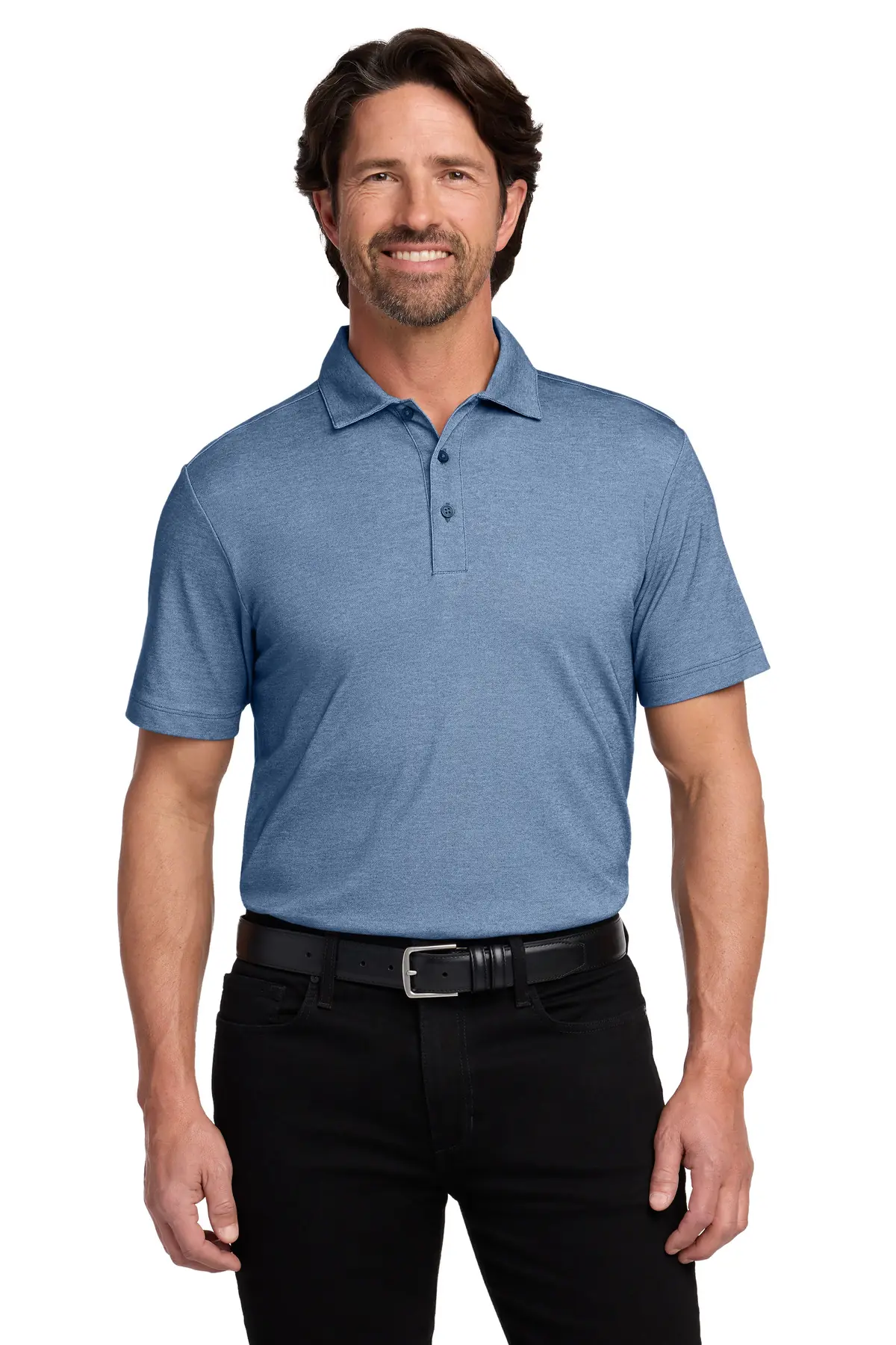 Port Authority Fine Pique Blend Polo