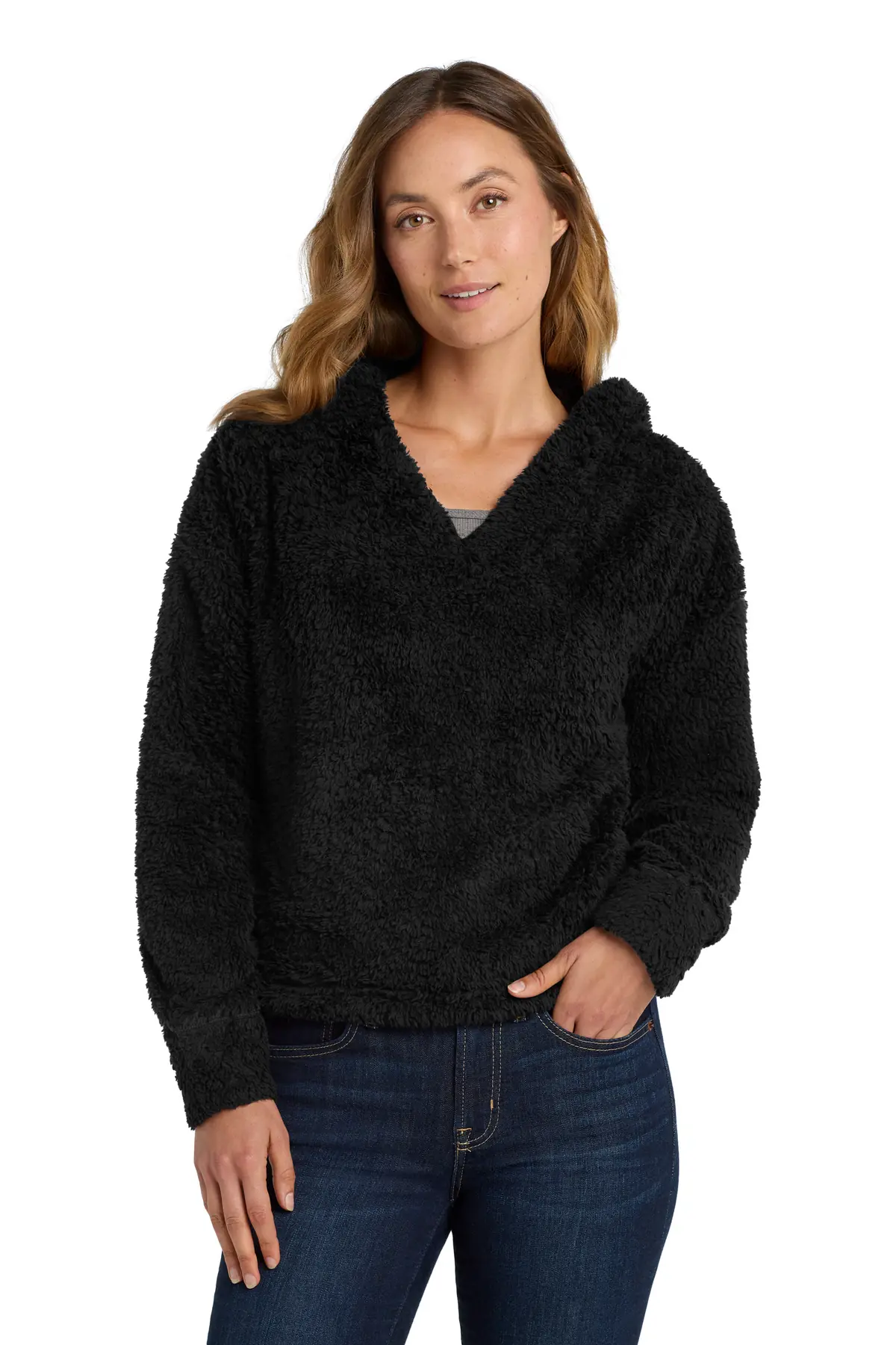 Port Authority Women's Cozy Fleece Hoodie.