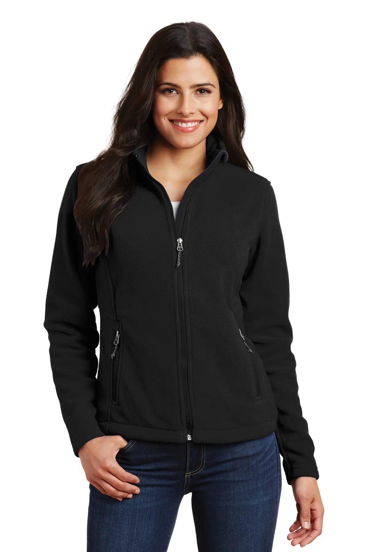 Port Authority Women's Value Fleece Jacket. in Black