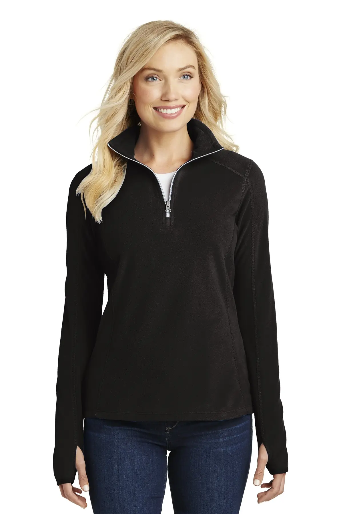 Port Authority Women's Microfleece 1/2-Zip Pullover.