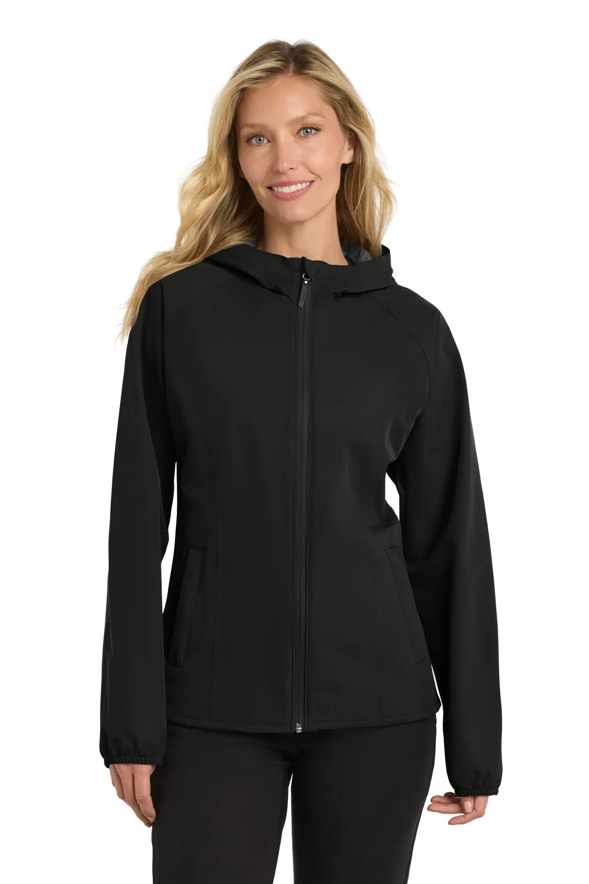 Port Authority Women's Essential Rain Jacket in Deep Black